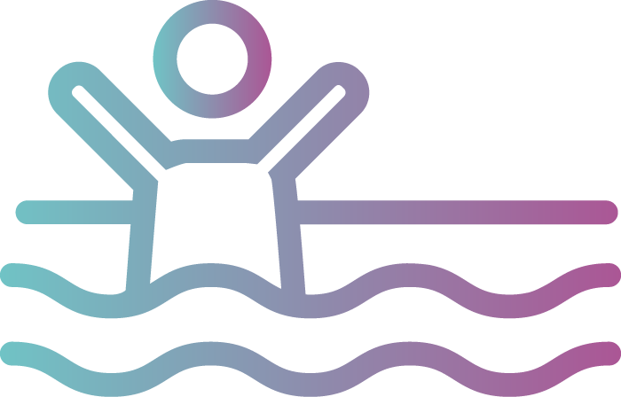 WetFit aerobics at school of little swimmers