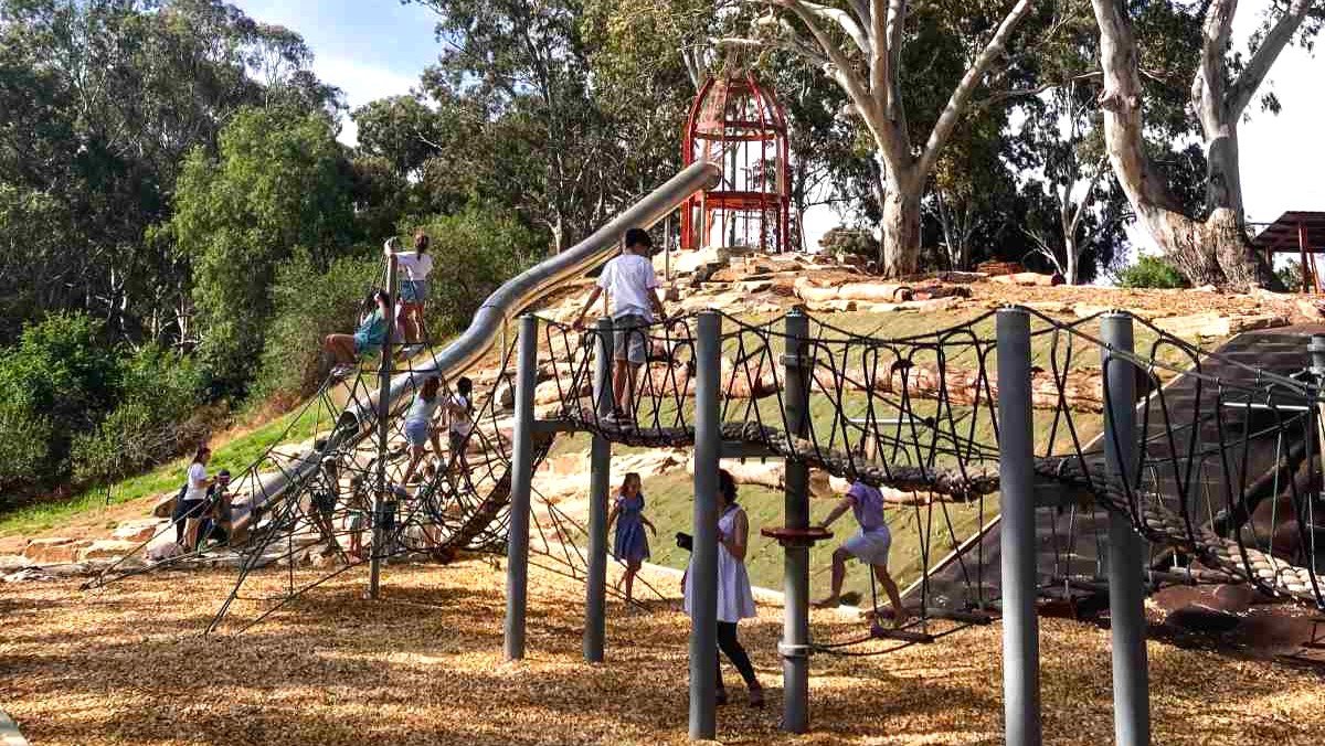 School of little swimmers and Dunstan Adventure Playground.