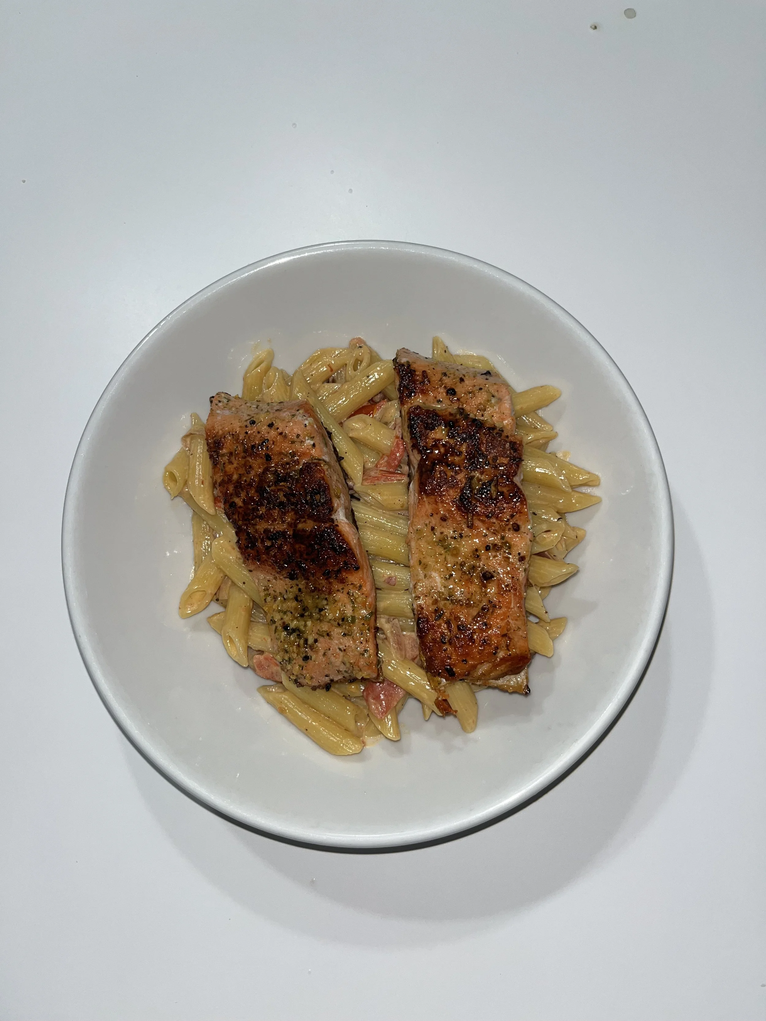 Creamy Truffle Salmon Pasta