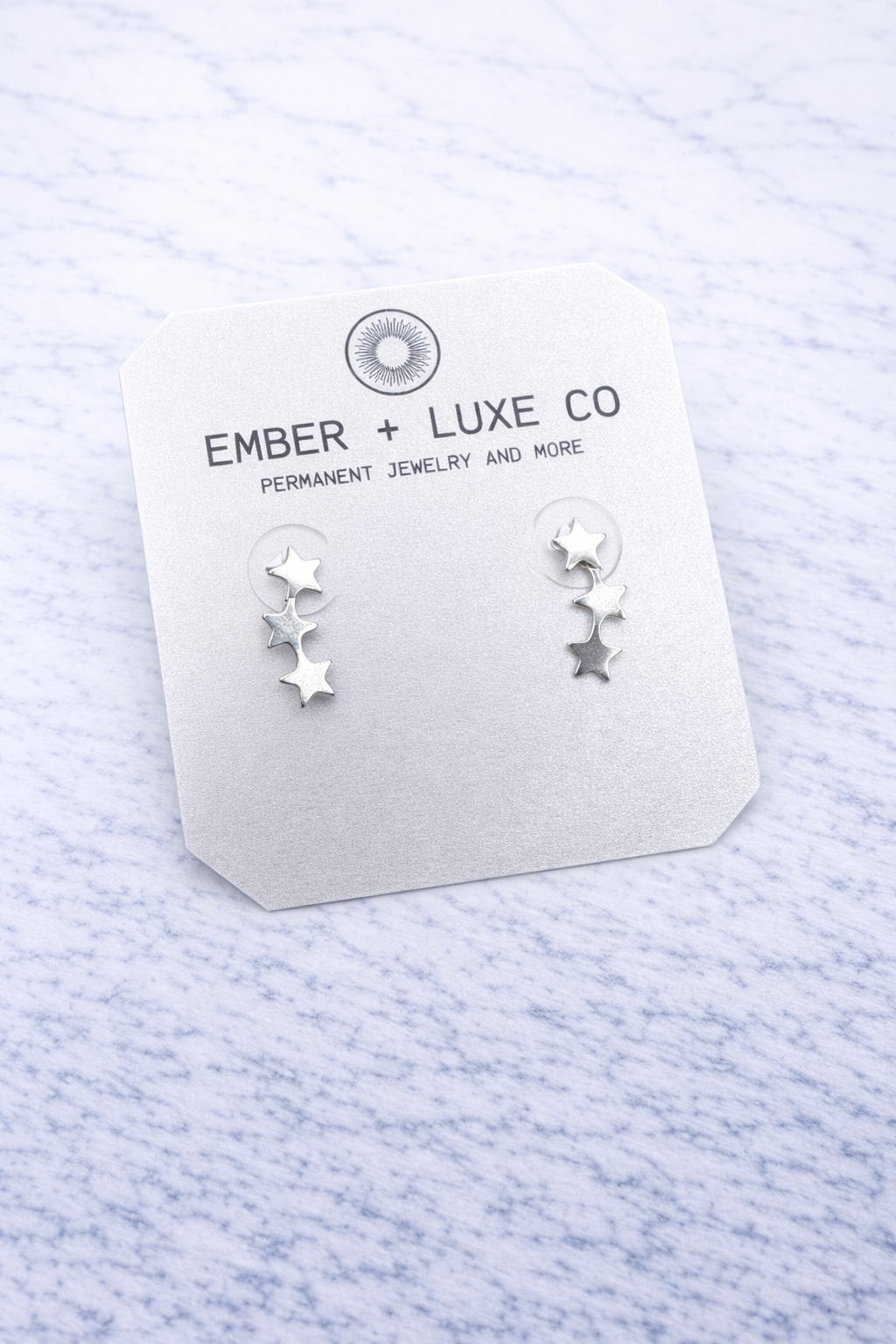 Stacked Star Studs