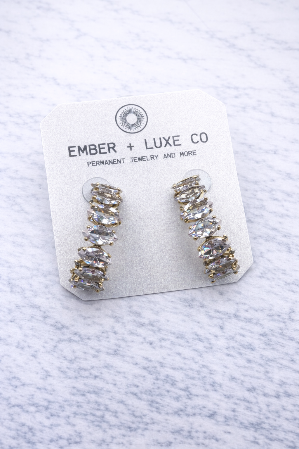 Rhinestone Hoops