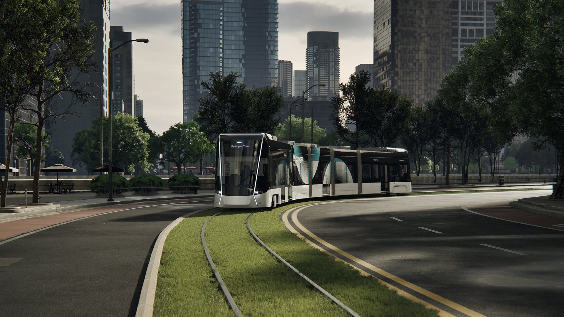 Hydrogen Fuel Cell Tram Cinematic Film Hyundai Rotem