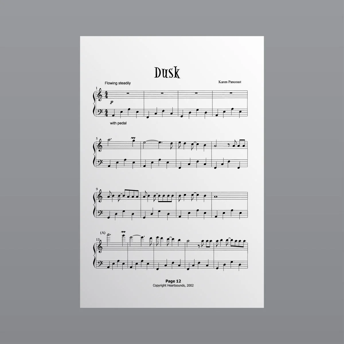 Dusk - Sheet Music
