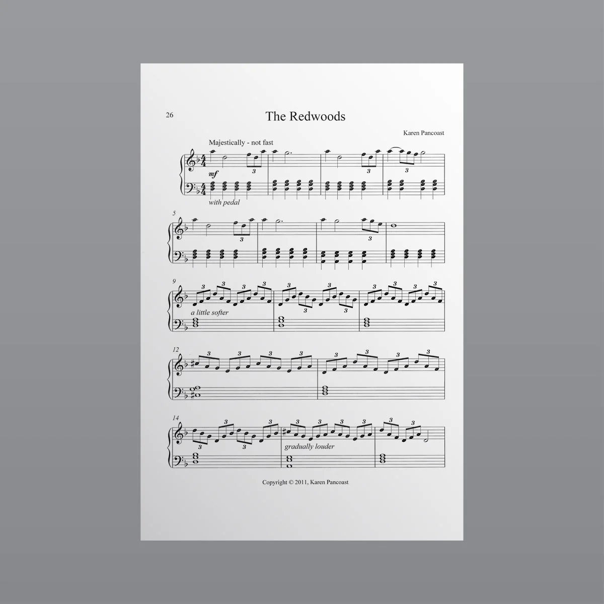 The Redwoods - Sheet Music