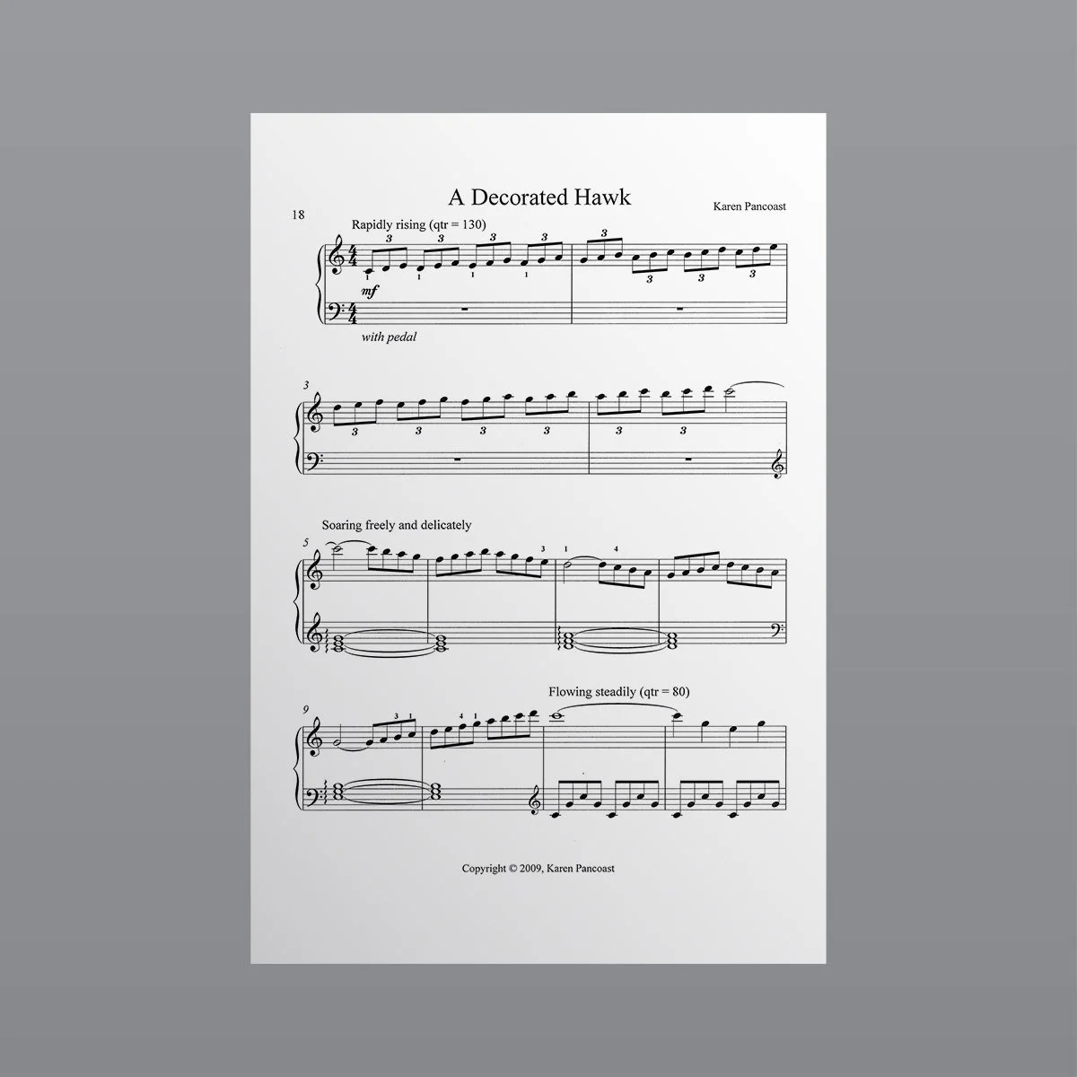 A Decorated Hawk - Sheet Music