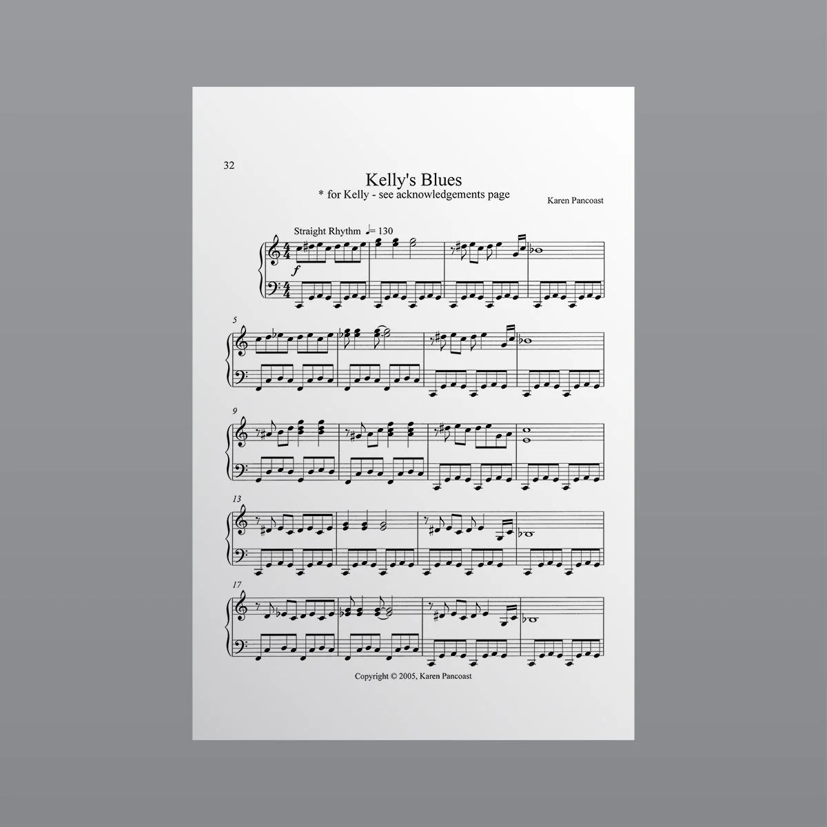 Kelly's Blues - Sheet Music