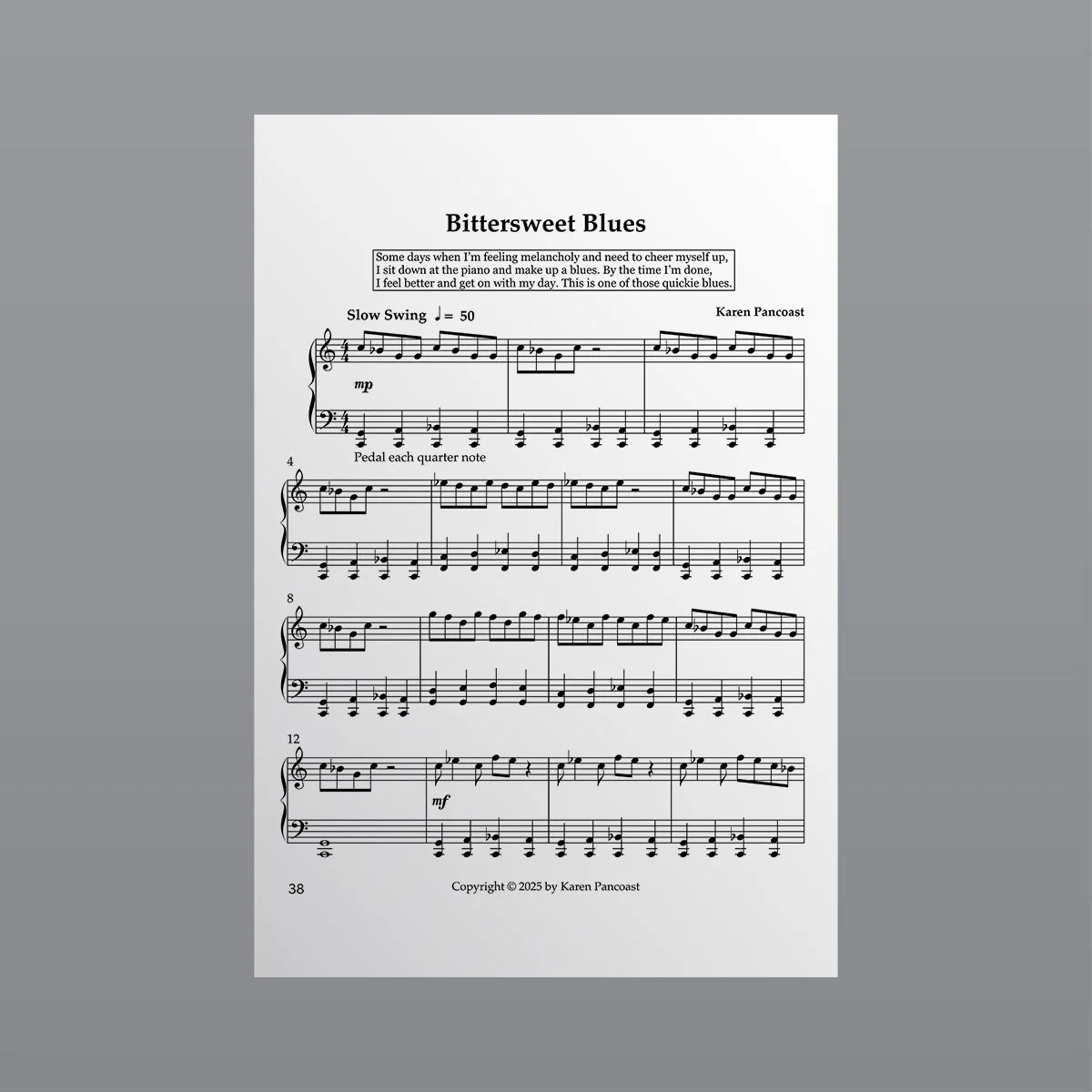Bittersweet Blues - Sheet Music