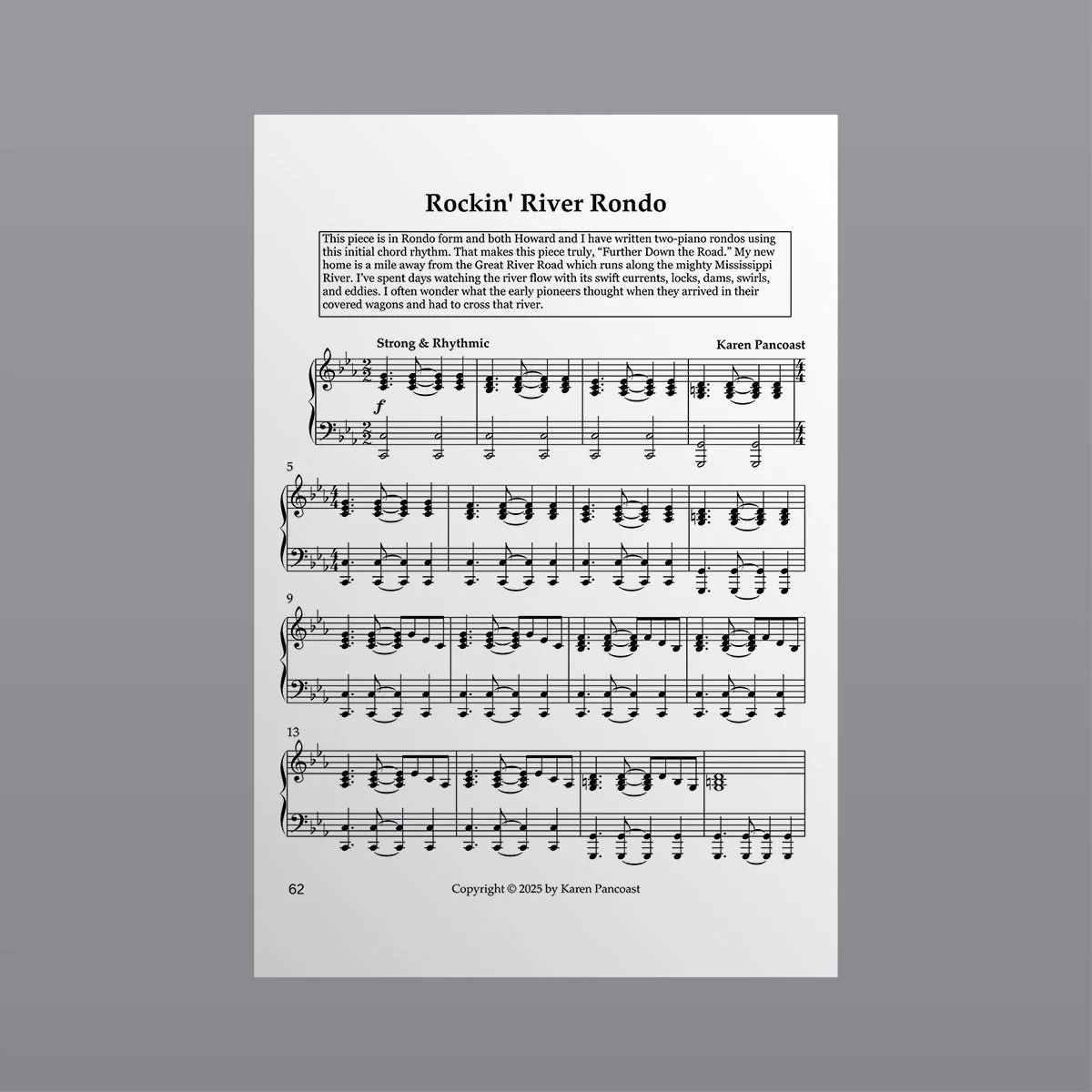 Rockin' River Rondo - Sheet Music