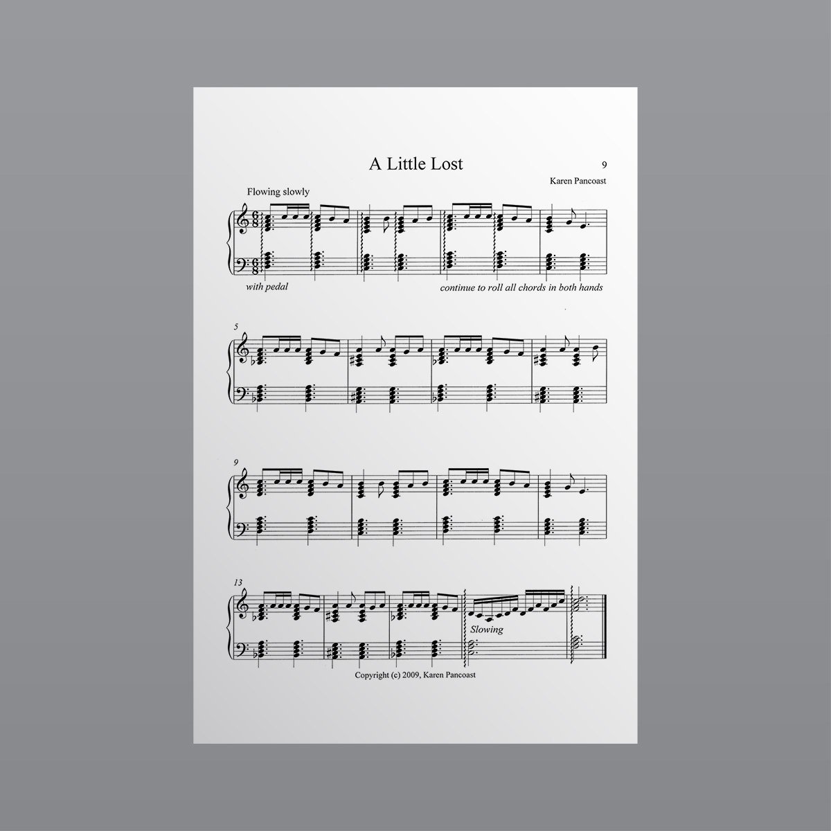 A Little Lost - Sheet Music