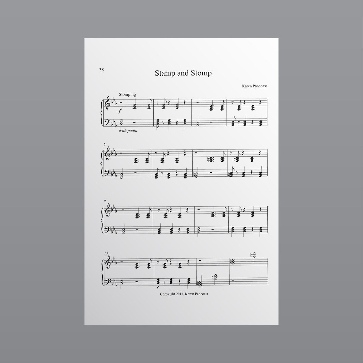 Stamp and Stomp - Sheet Music