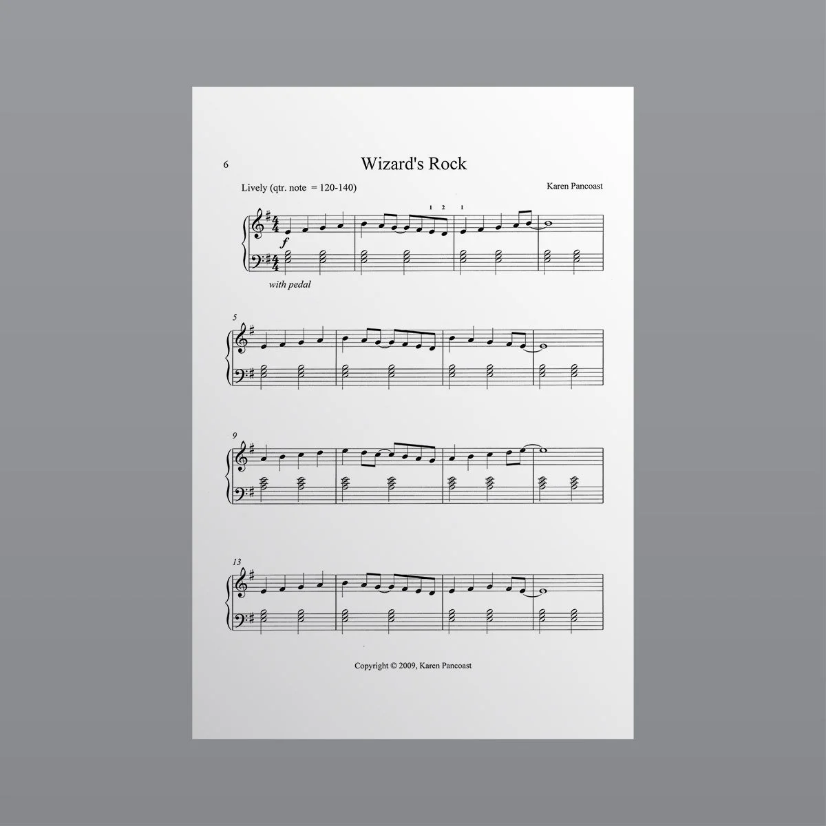 Wizard's Rock - Sheet Music