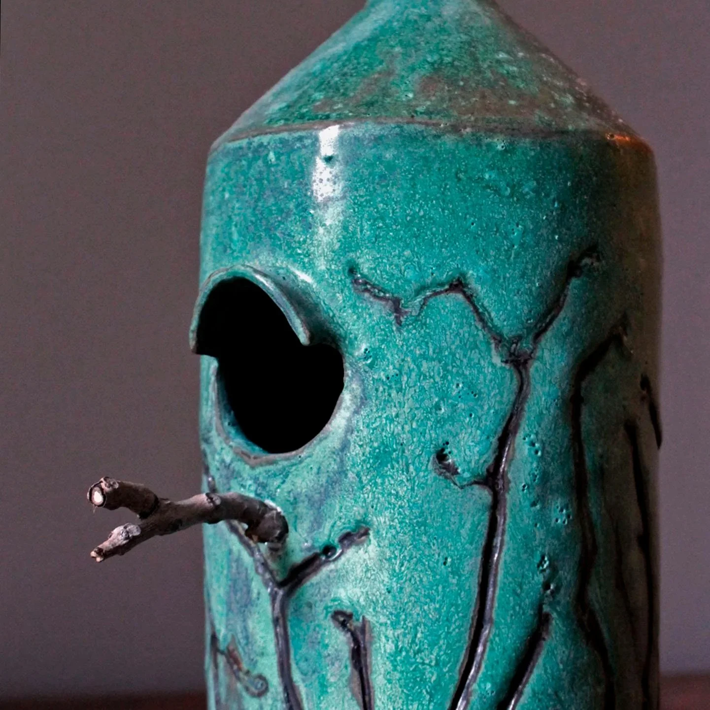 Blue Birdhouse