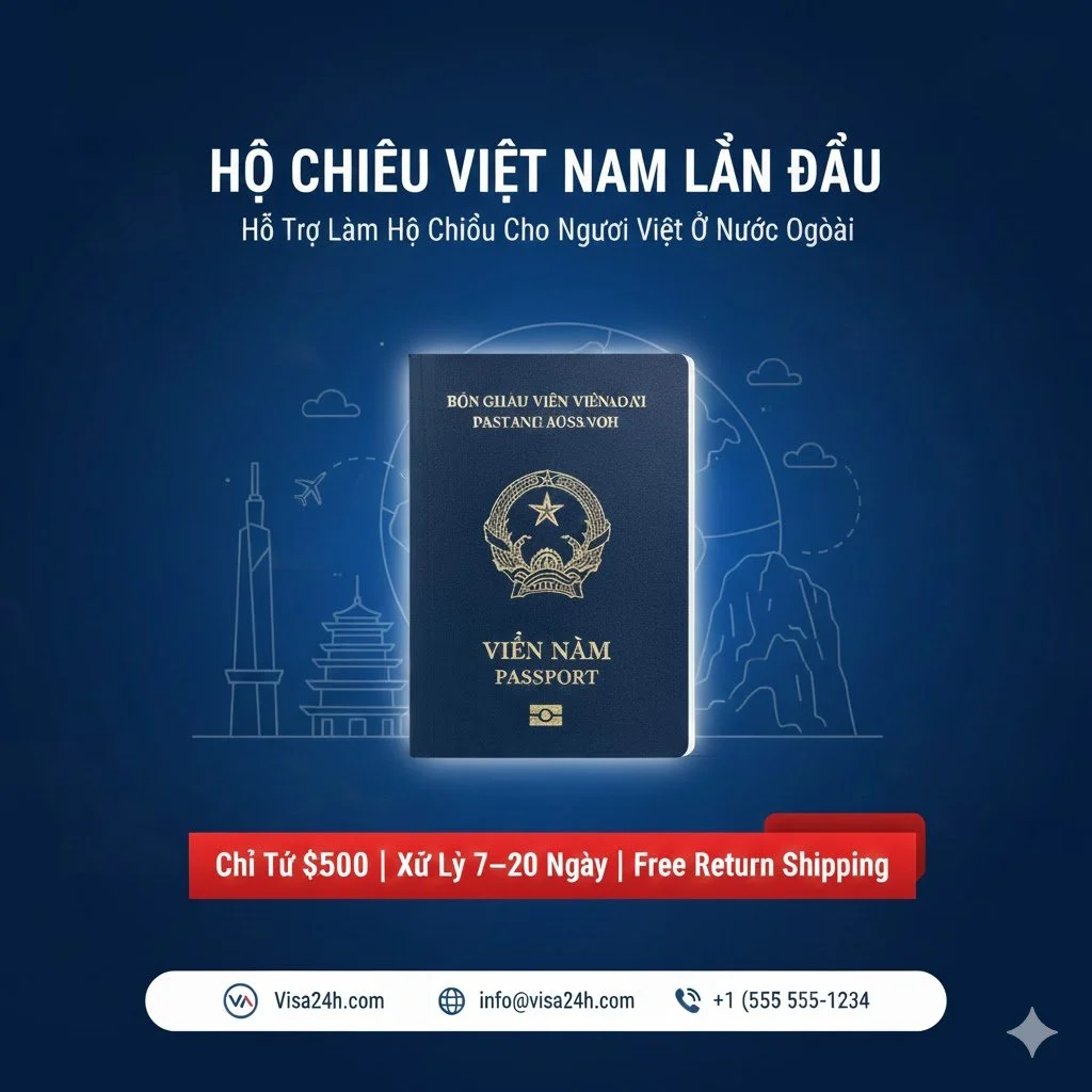 First-Time Vietnam Passport (Hộ Chiếu Lần Đầu)
