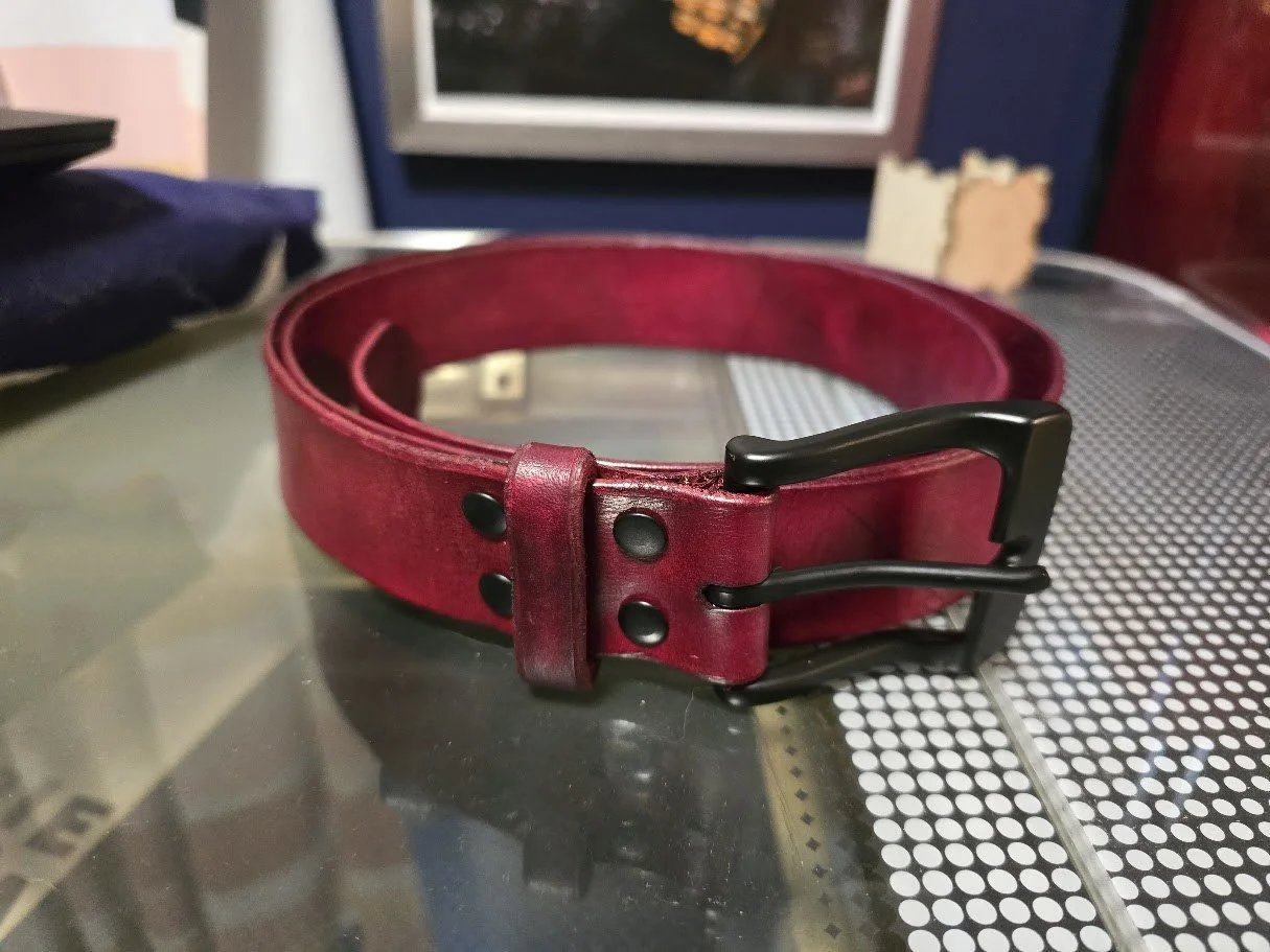 Leather Belt Making