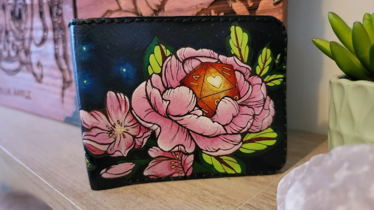 Leather dying, decorations and painting