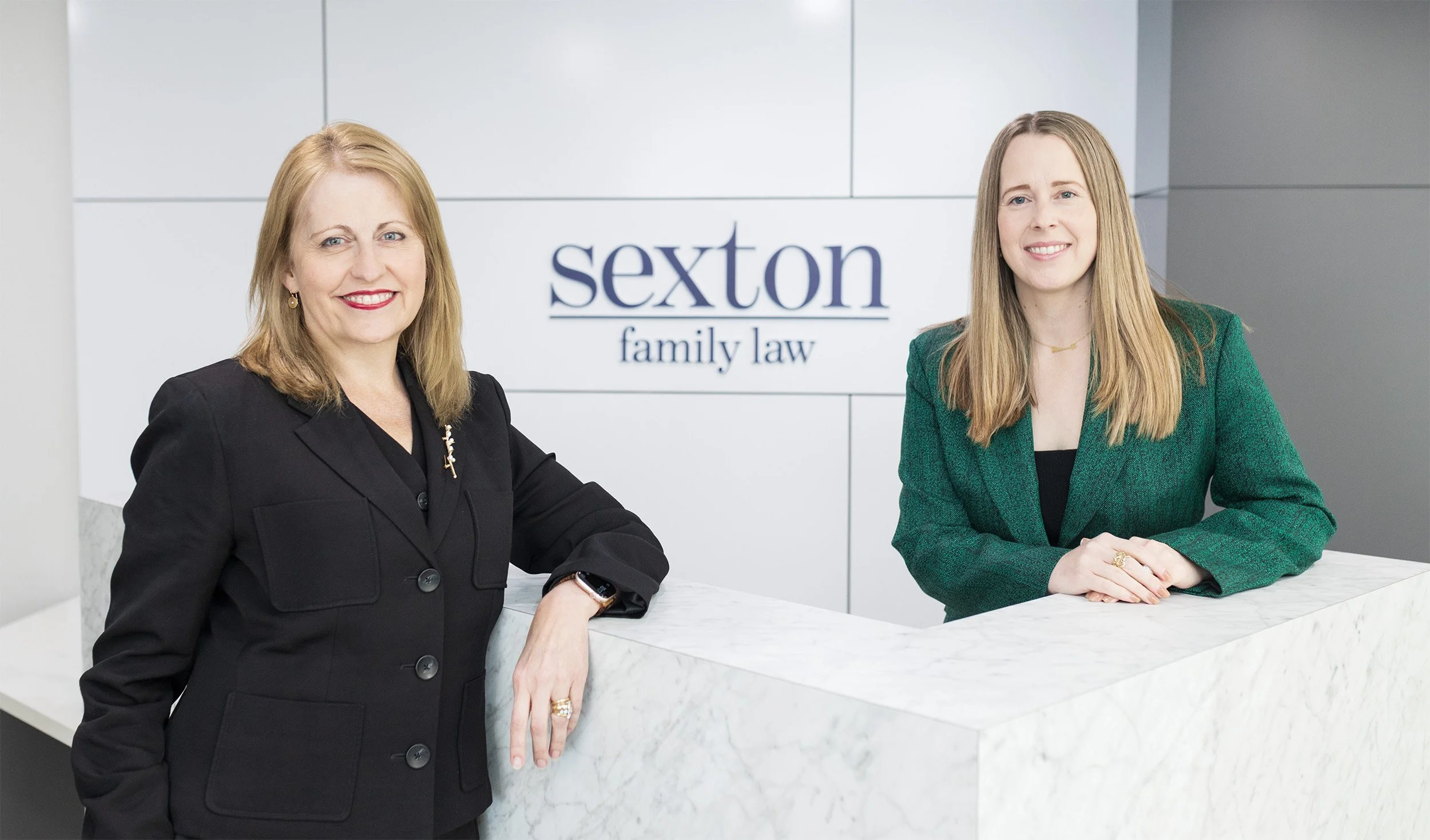 Jacqueline Dawson and Janine Daher Principal Solicitors at Sexton Family Law