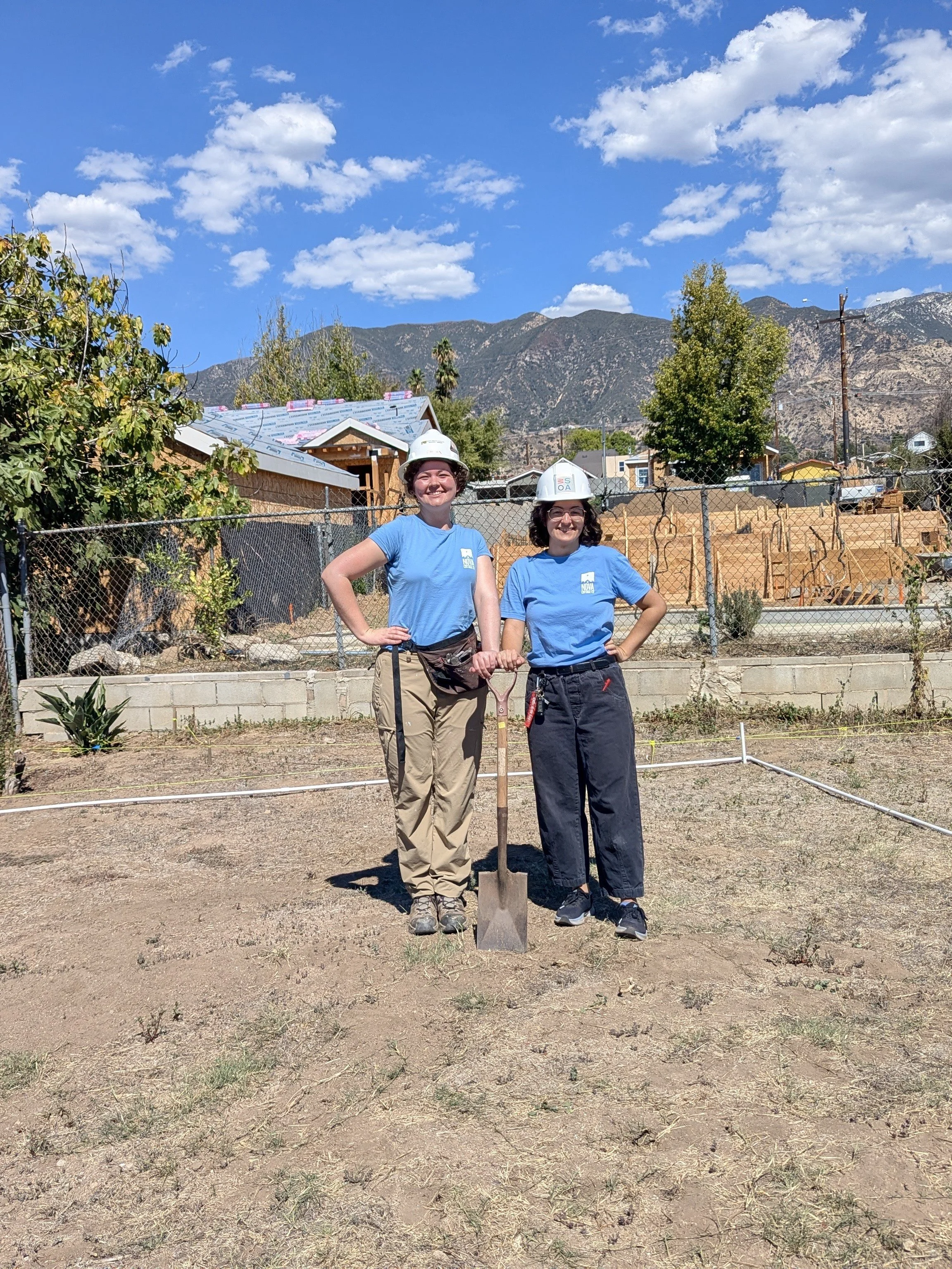 Officially breaking ground