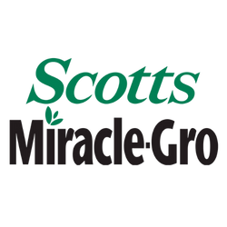 Logo of Scotts Miracle-Gro with green and black text