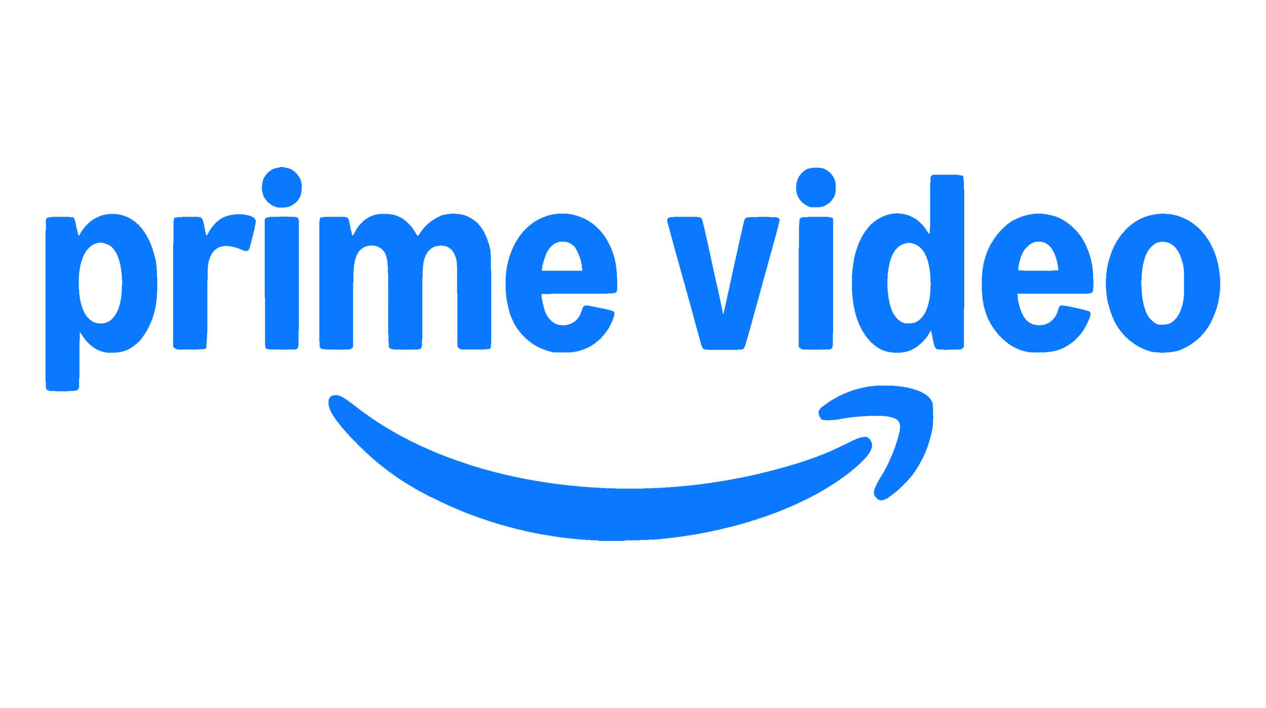 Amazon Prime Video logo in blue and black.