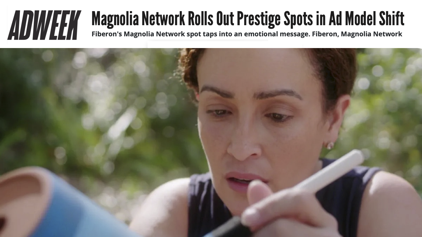 Magnolia Network mention in ADWEEK