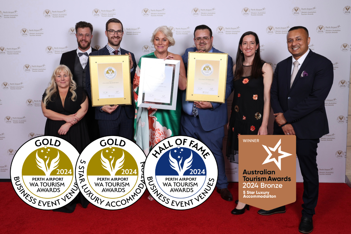 pullman bunker bay won gold at the wa tourism award 2024