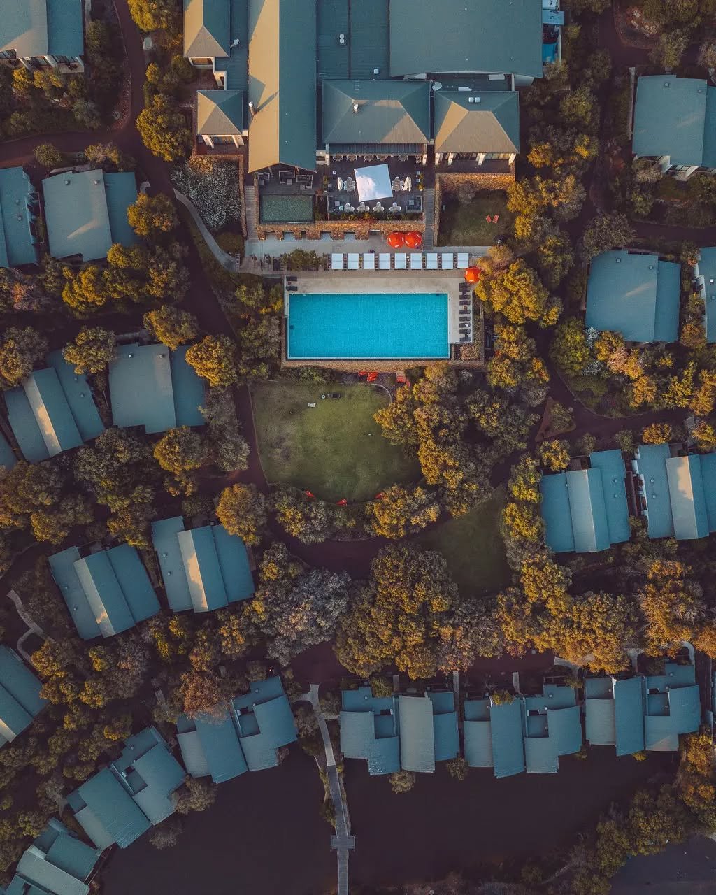 From above, you can see what makes Bunker Bay so special ~ the way the resort nestles into the landscape, surrounded by native peppermint trees and just moments from the beach ✨ 
A place to return to after a day of adventure and indulgence. 

Visit t