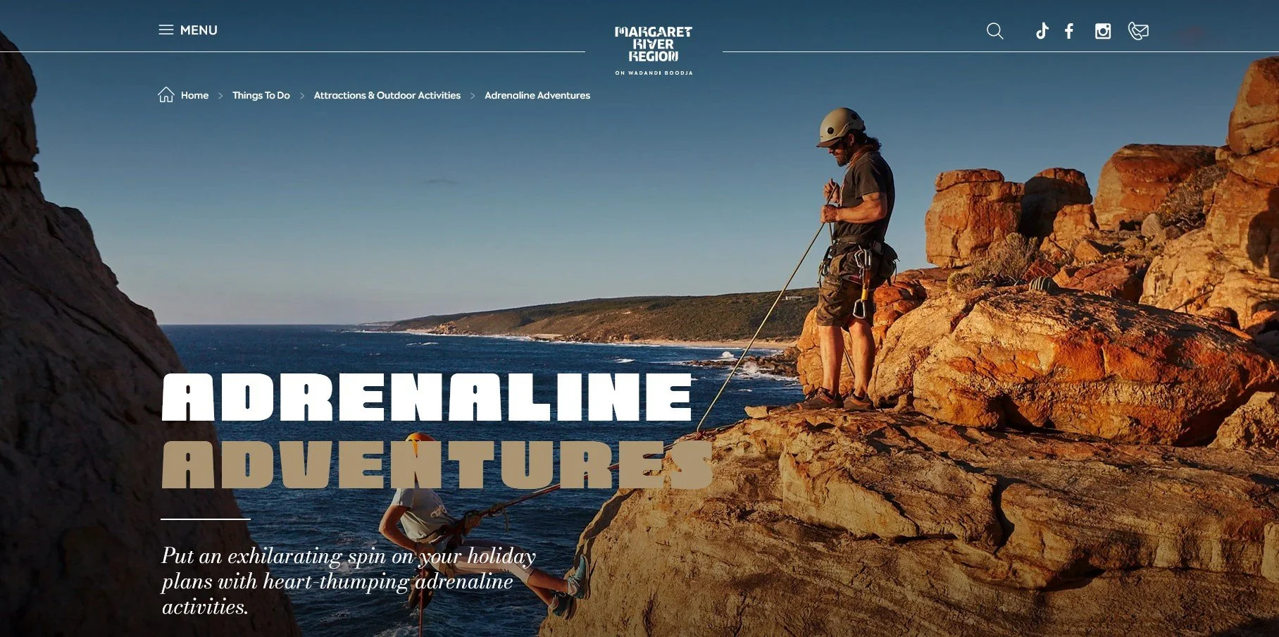 Editorial in Adrenaline Activities story