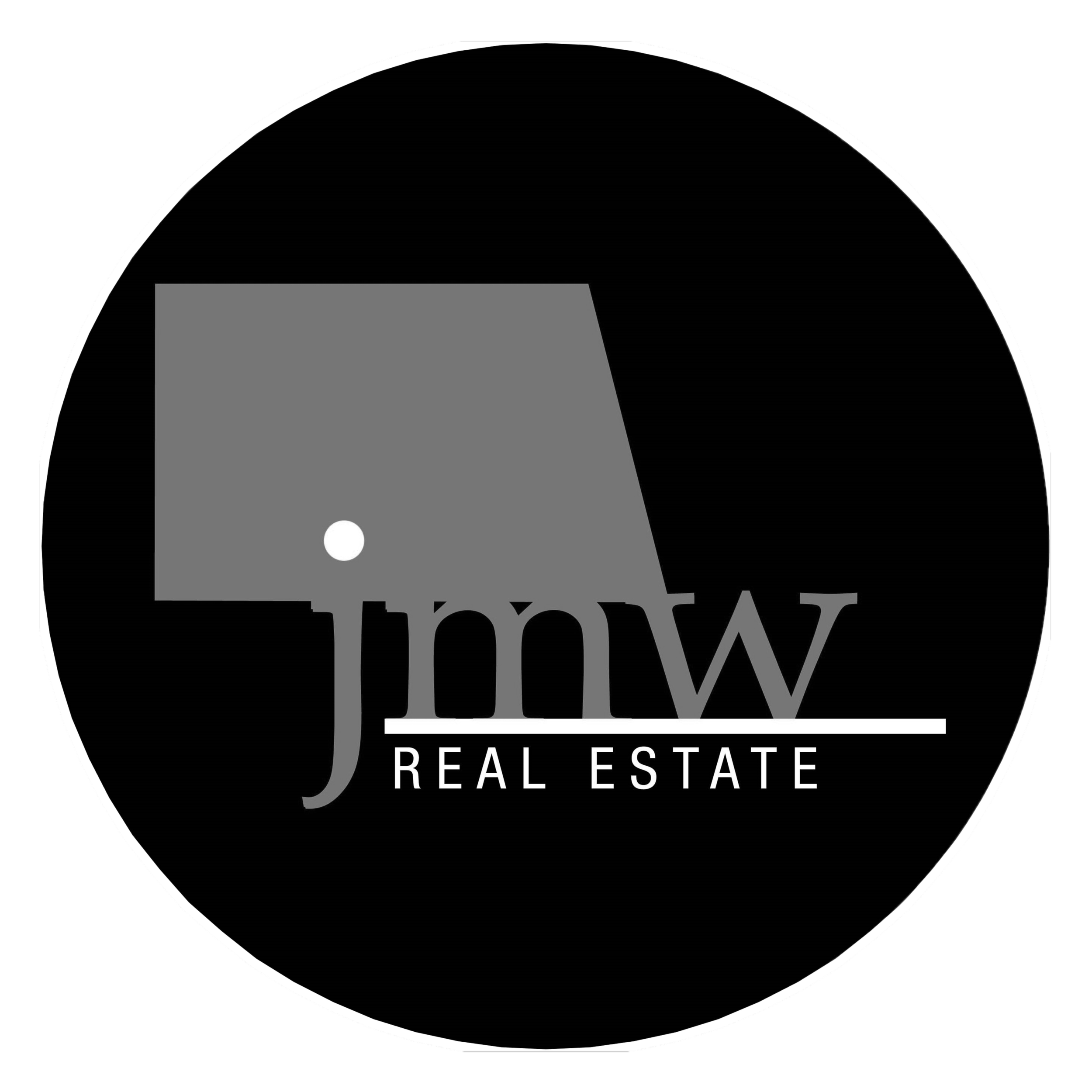 Logo for Triview, a real estate company, with a black background, a large white circle outline, and stylized text.