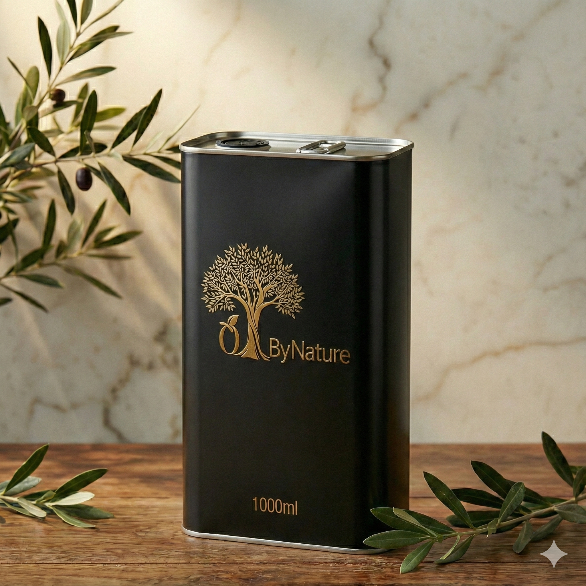 OliveByNature Extra Virgin Olive Oil – 100 ml Tin