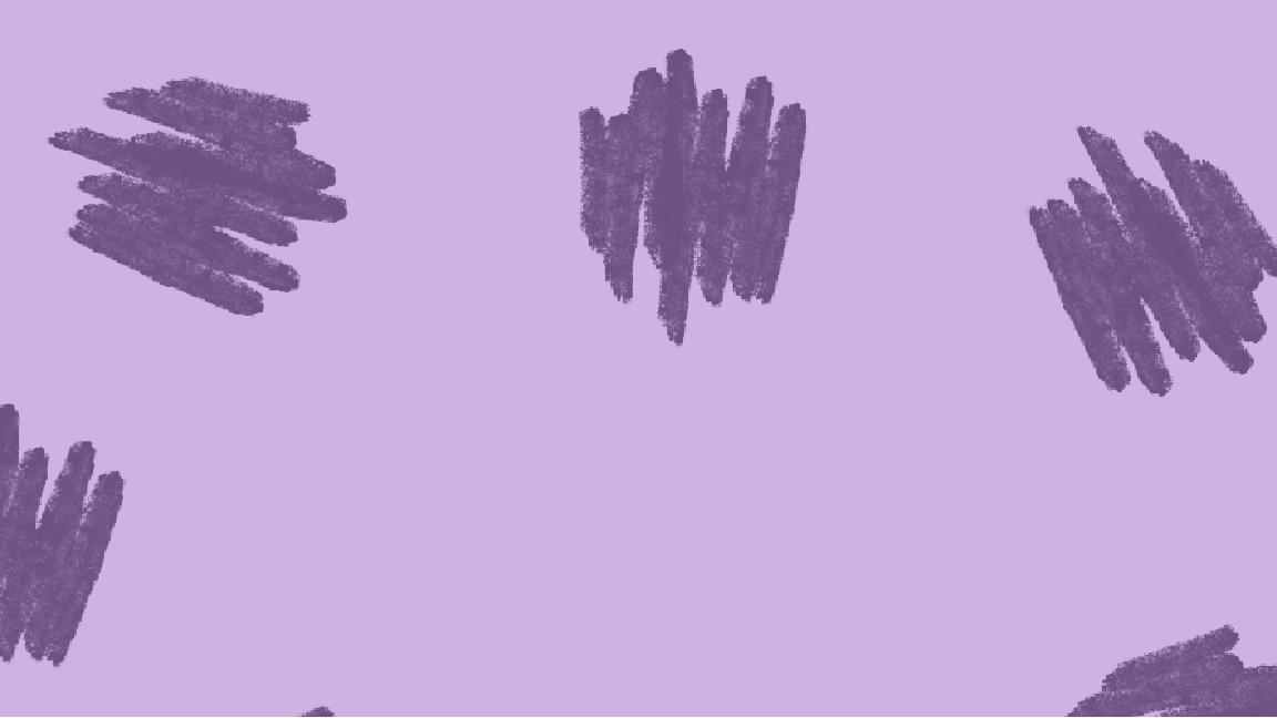 Fond violet avec des marques de crayon violettes dispersées aléatoirement.