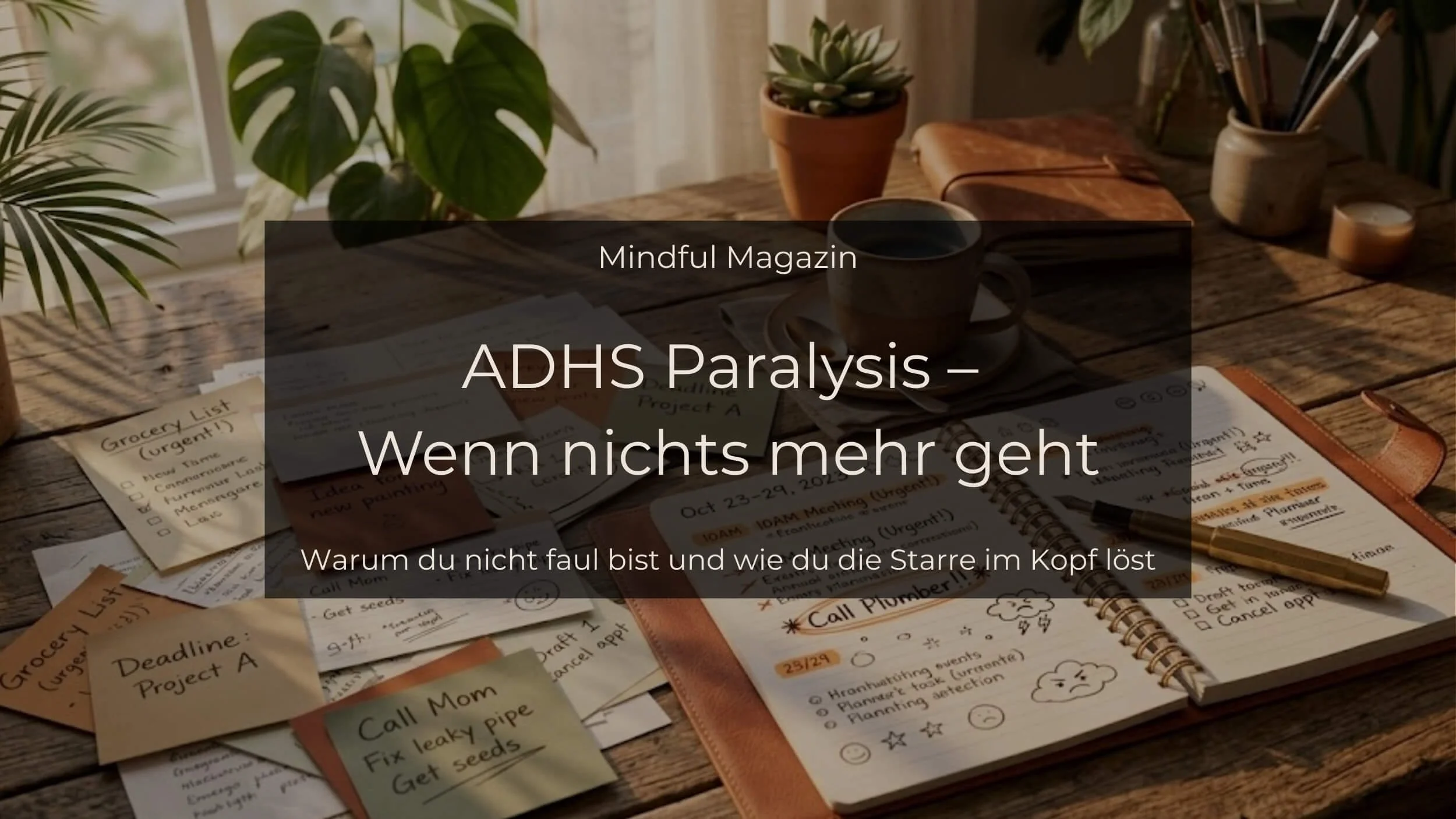 ADHS Paralysis: Wenn der Kopf will, aber der Körper streikt