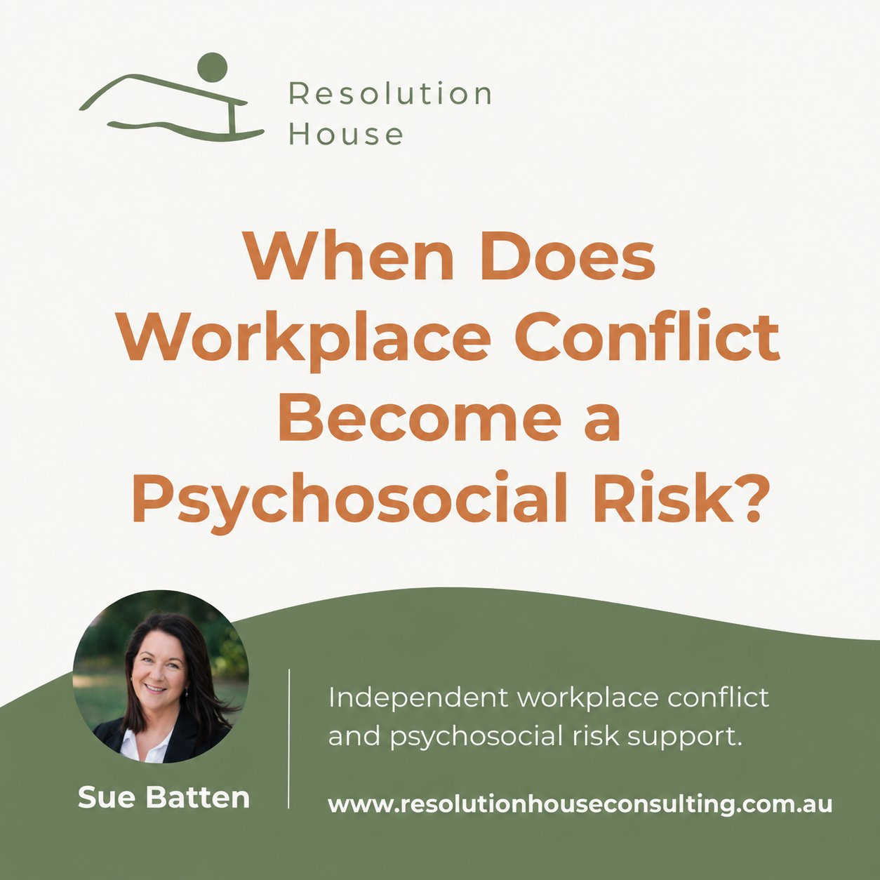 When Does Workplace Conflict Become a Psychosocial Risk?
