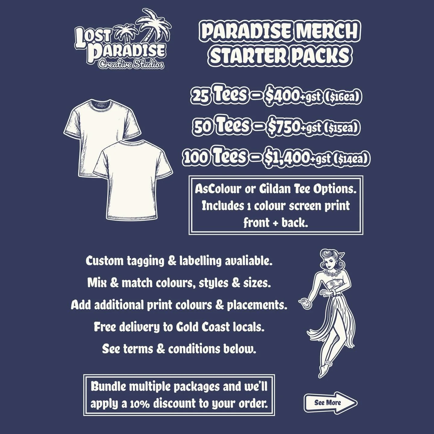 Summer Print Packages Are HERE! 🔥

Get high-quality business merch, branded uniforms and custom apparel printed for summer with our new bundle packs. Perfect for small businesses and creatives wanting premium garments without the premium price tag &