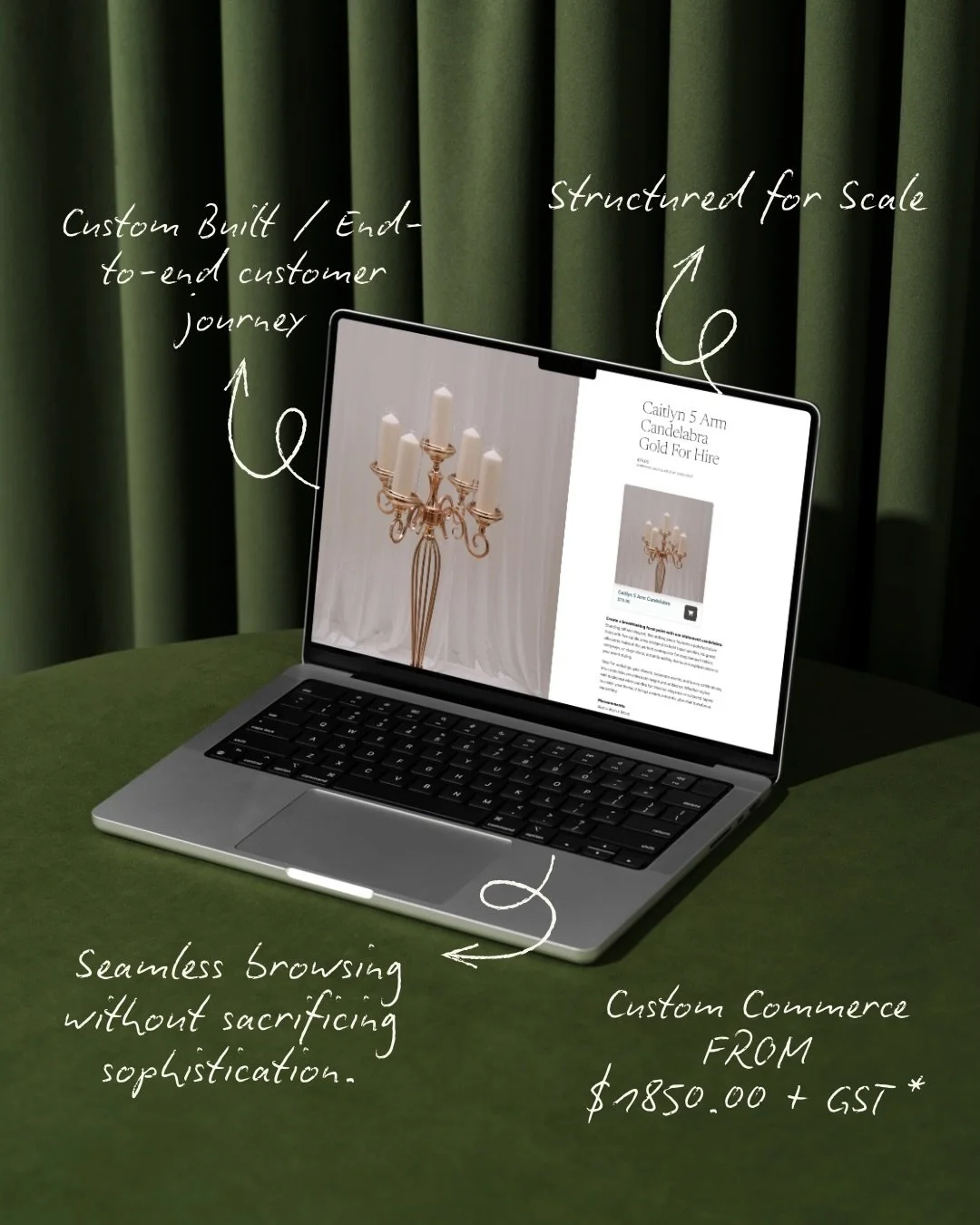 A digital experience designed as beautifully as the events they create @elysianeventhire 💎

We had the pleasure of crafting the new online home for Elysian Event Hire - custom built to reflect the sophistication, detail and seamless service they&rsq