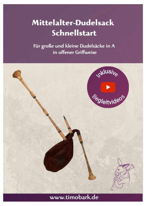 Mittelalter-Dudelsack Schnellstart mit Begleitvideos