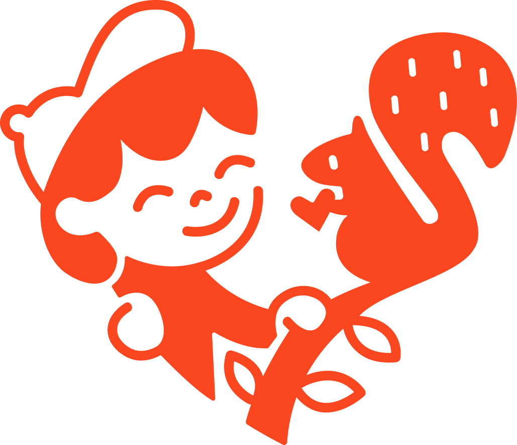 A cute, smiling cartoon girl with short hair, wearing a bow in her hair, holding a large strawberry with a smaller strawberry on a branch.