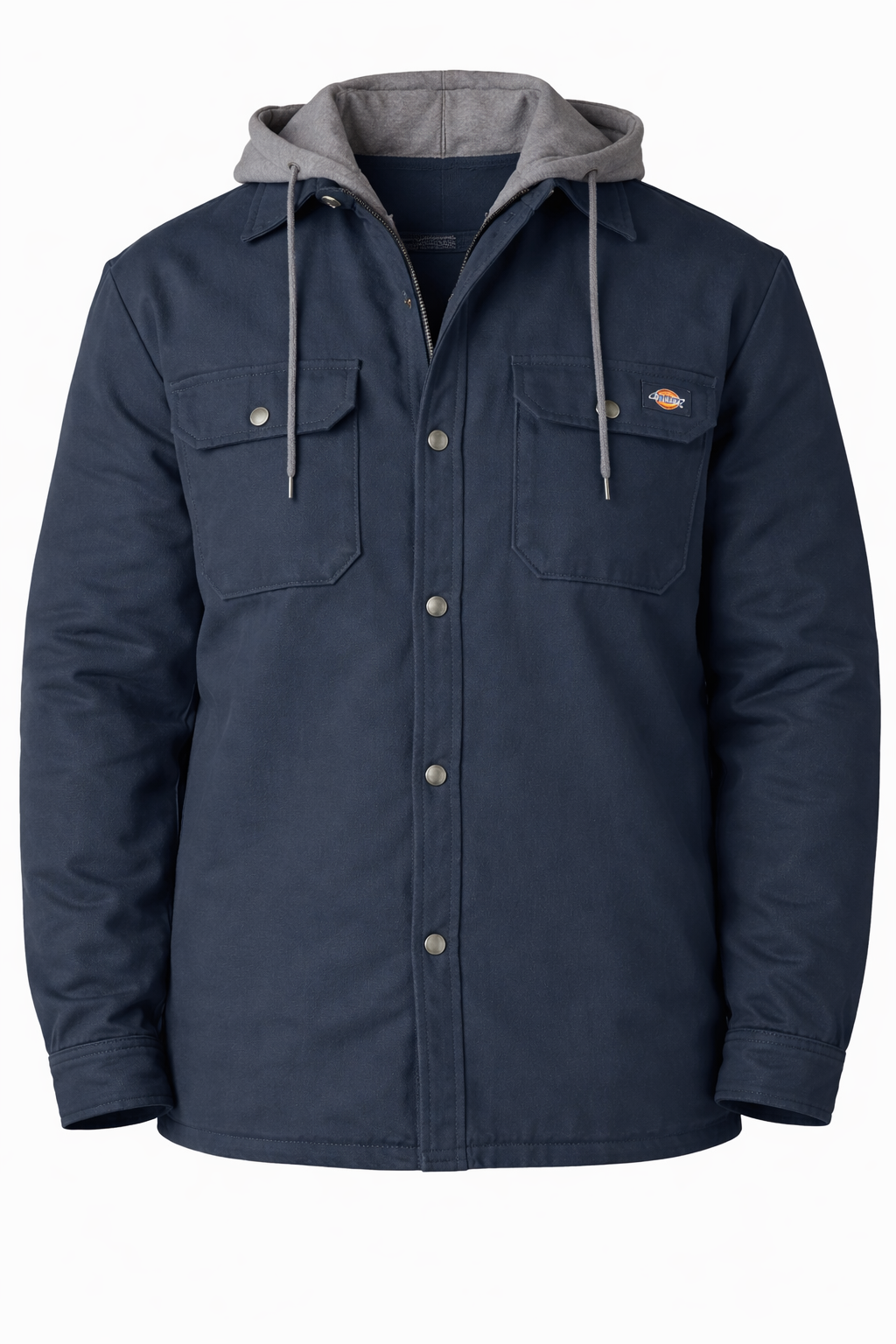 Water Repellent Duck Hooded Shirt Jacket