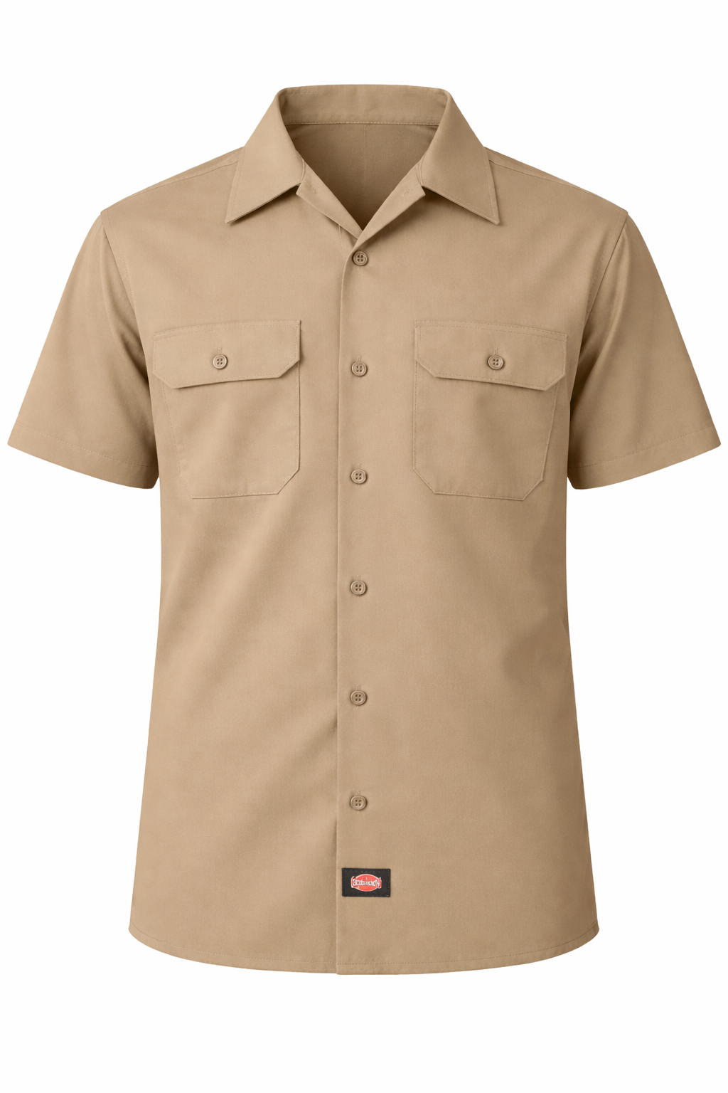 Dickies Men’s Short Sleeve Work Shirt – Khaki (KH)