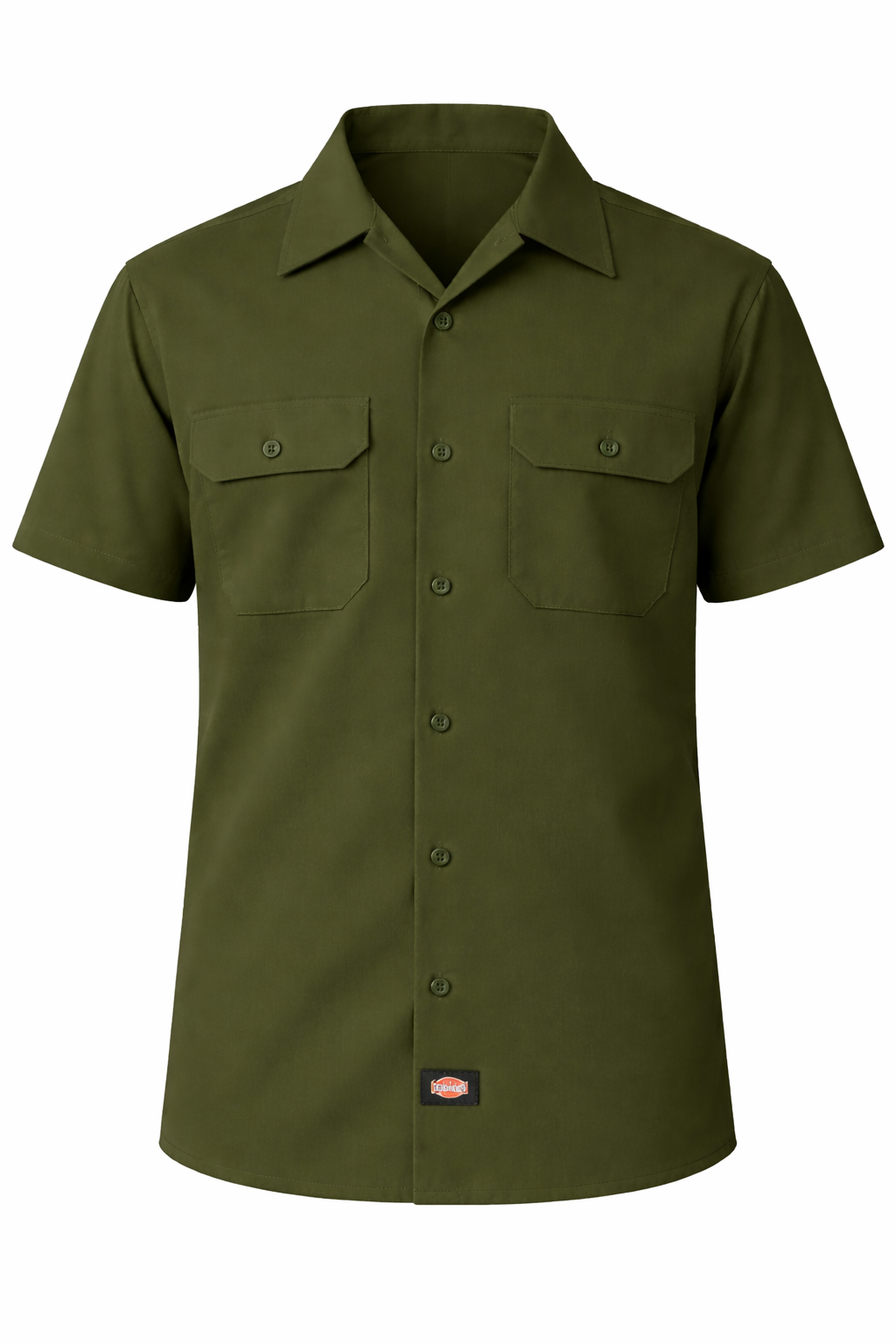 Dickies Men’s Short Sleeve Work Shirt – Olive Green (OG)