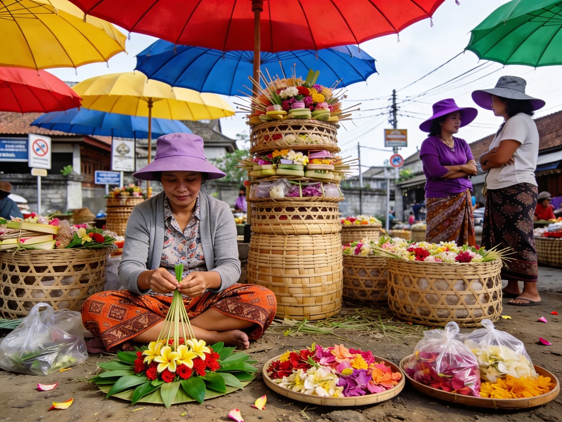 Traditional market in Bali