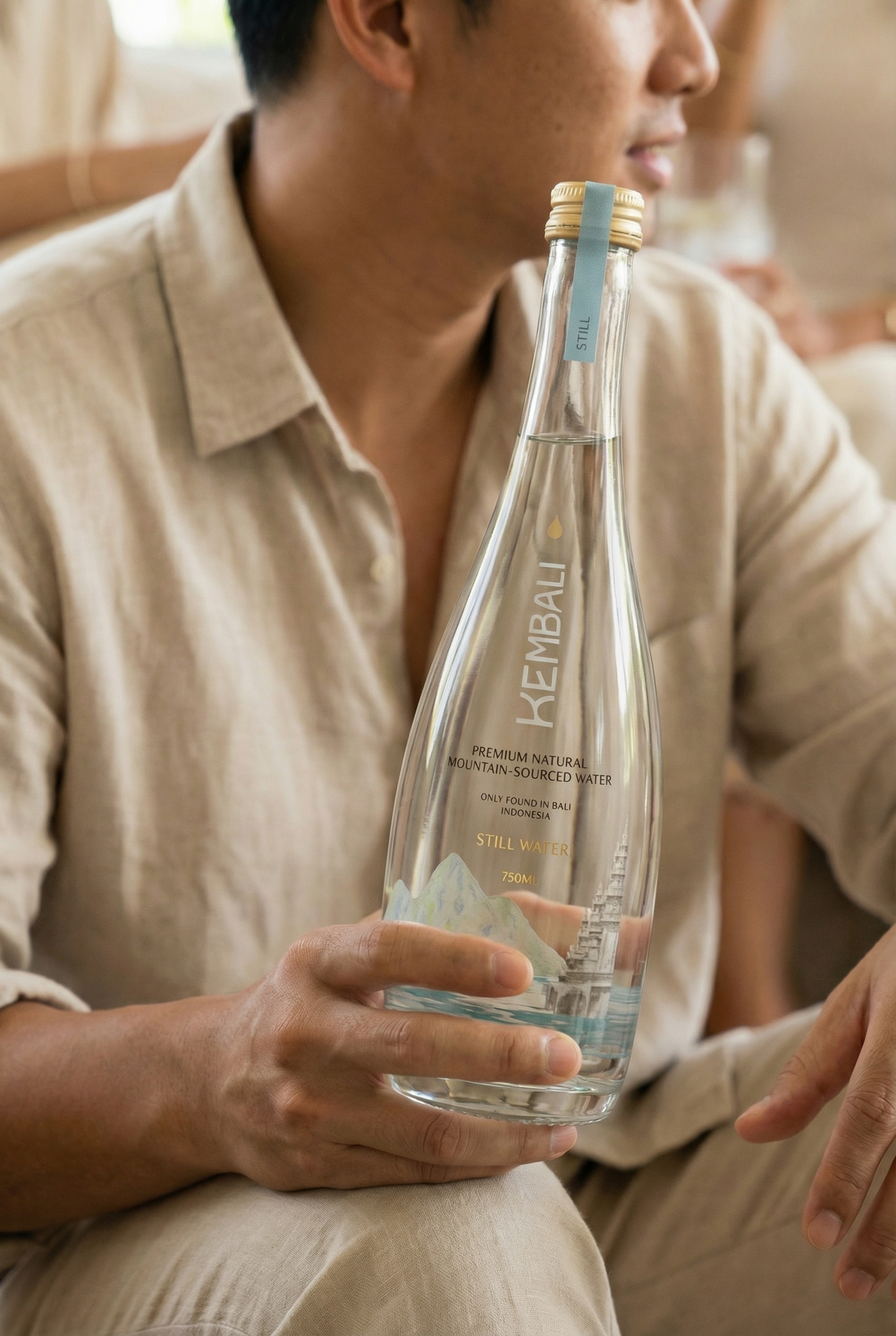 Kembali Water accompanies casual conversations