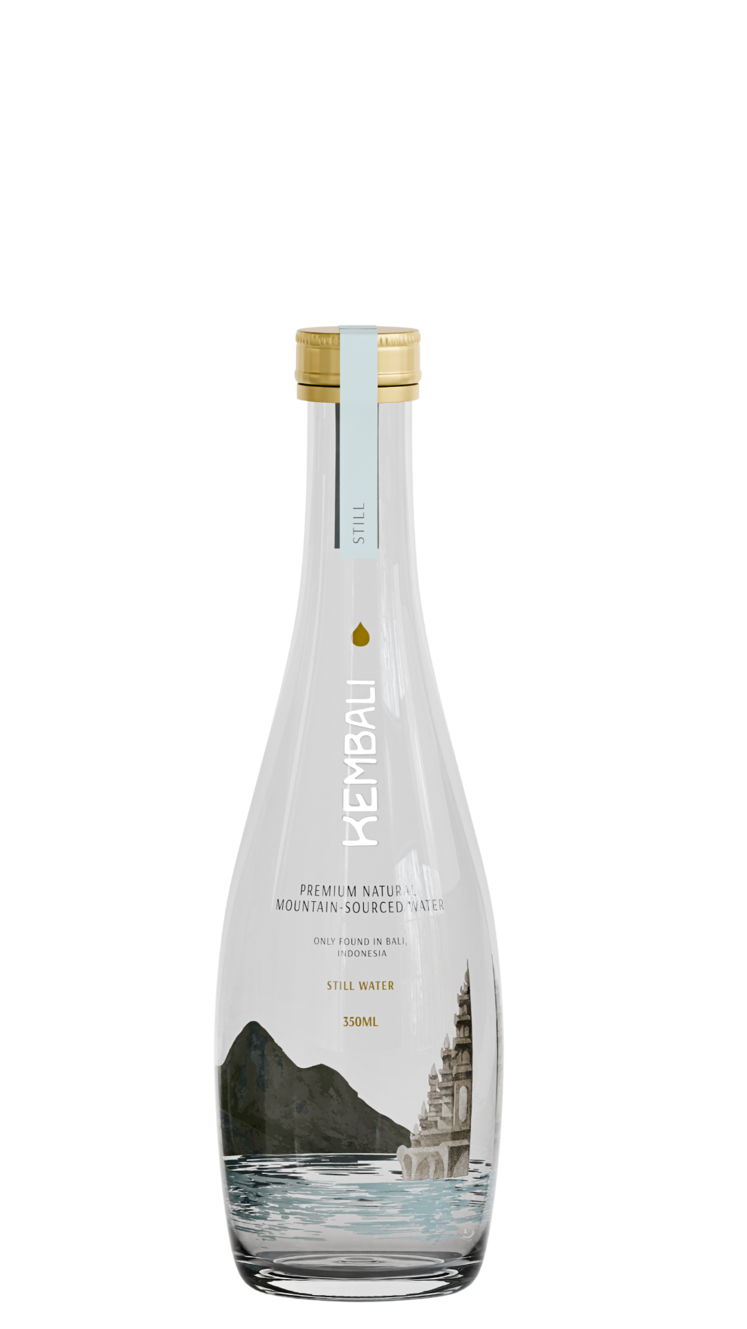 sustainable glass water bottle