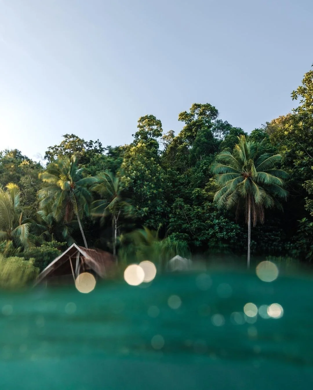 beach from a diver's perspective