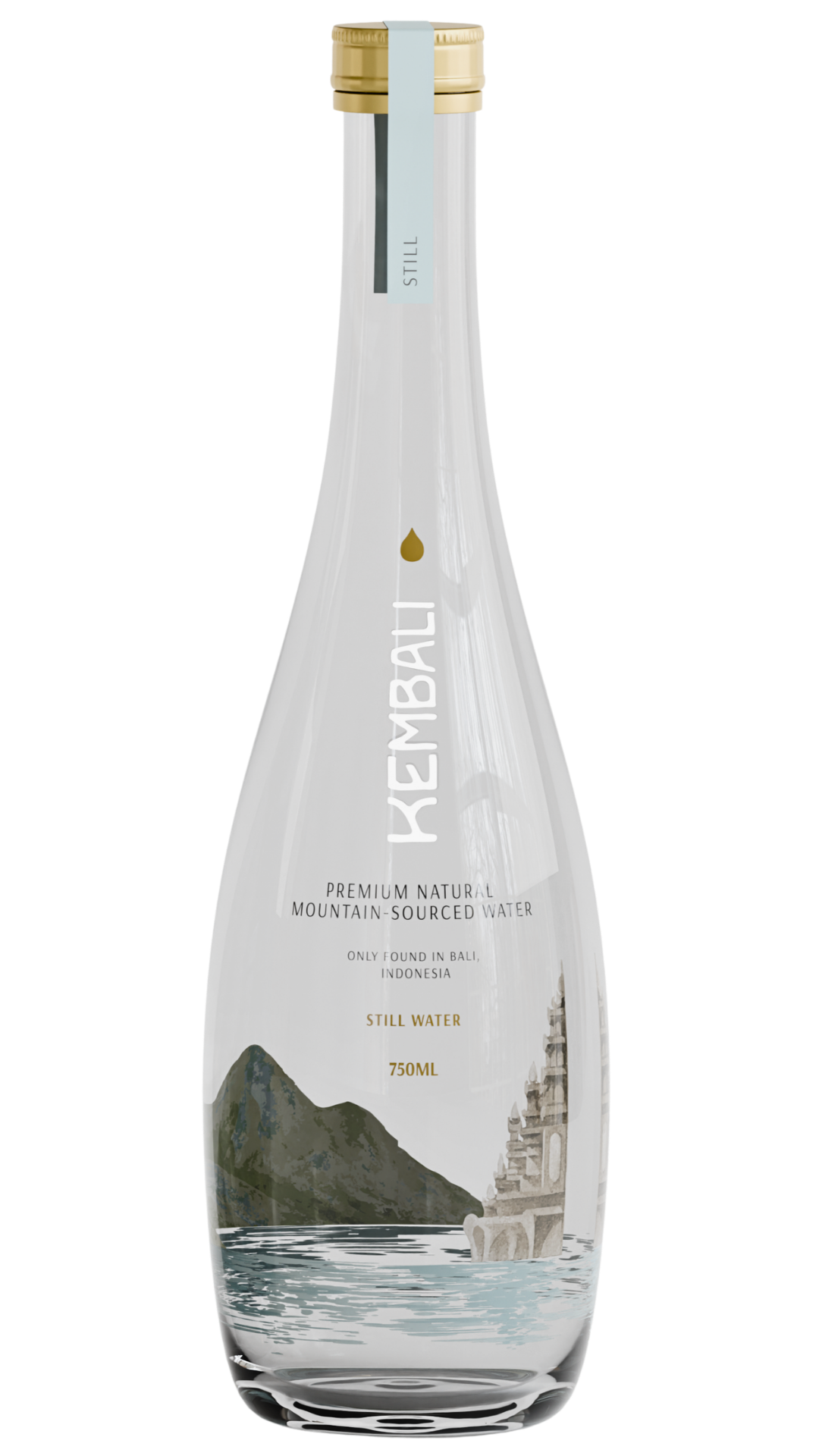 sustainable glass water bottle