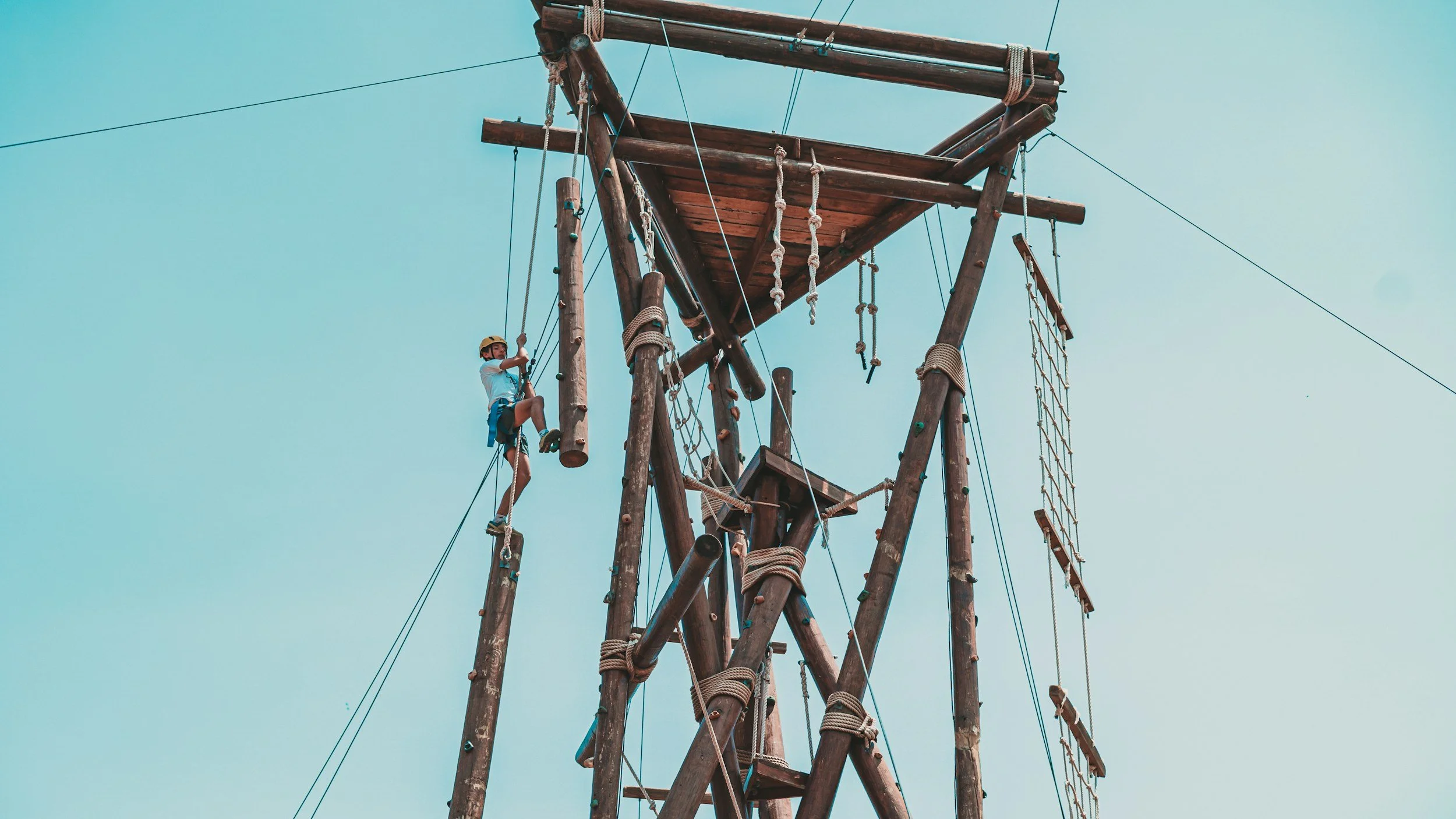 High ropes or wild ropes at Taronga Zoo is a fun thing to do in Mosman, Sydney, North Shore