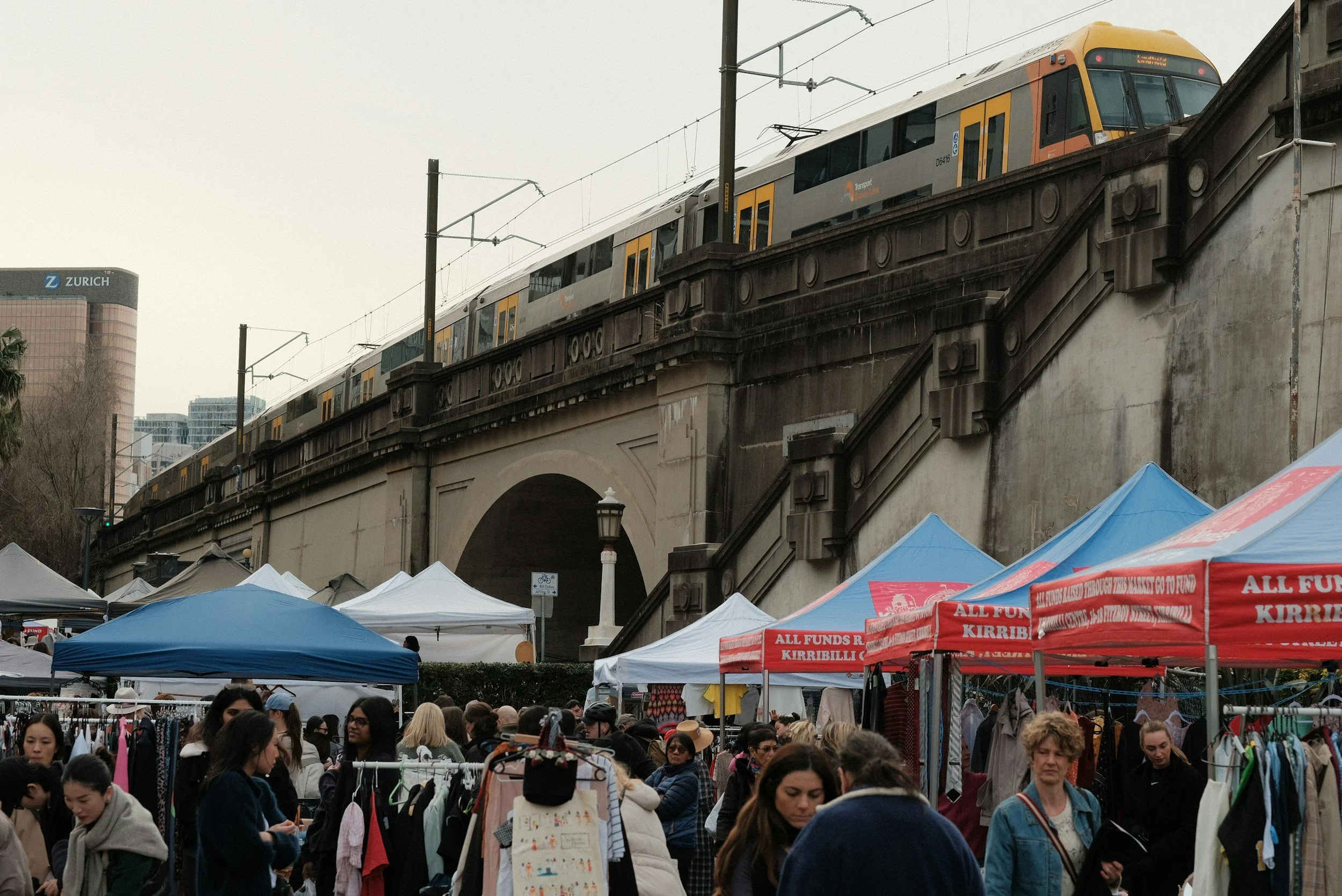 Every week, the Kirribilli Markets are on and they're a great thing to do while you're in Sydney, Kirribilli