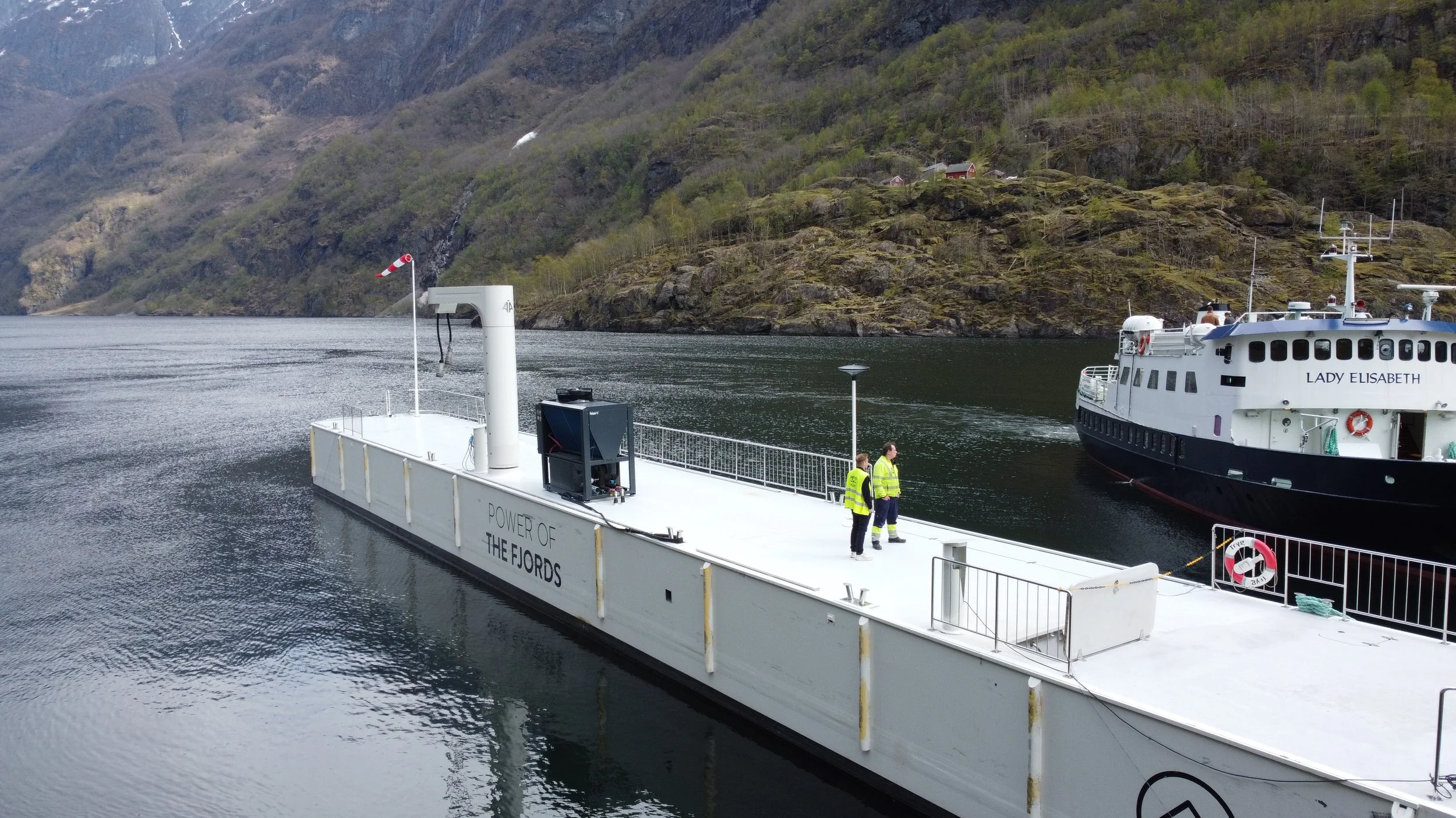 Ladestasjon i Gudvangen