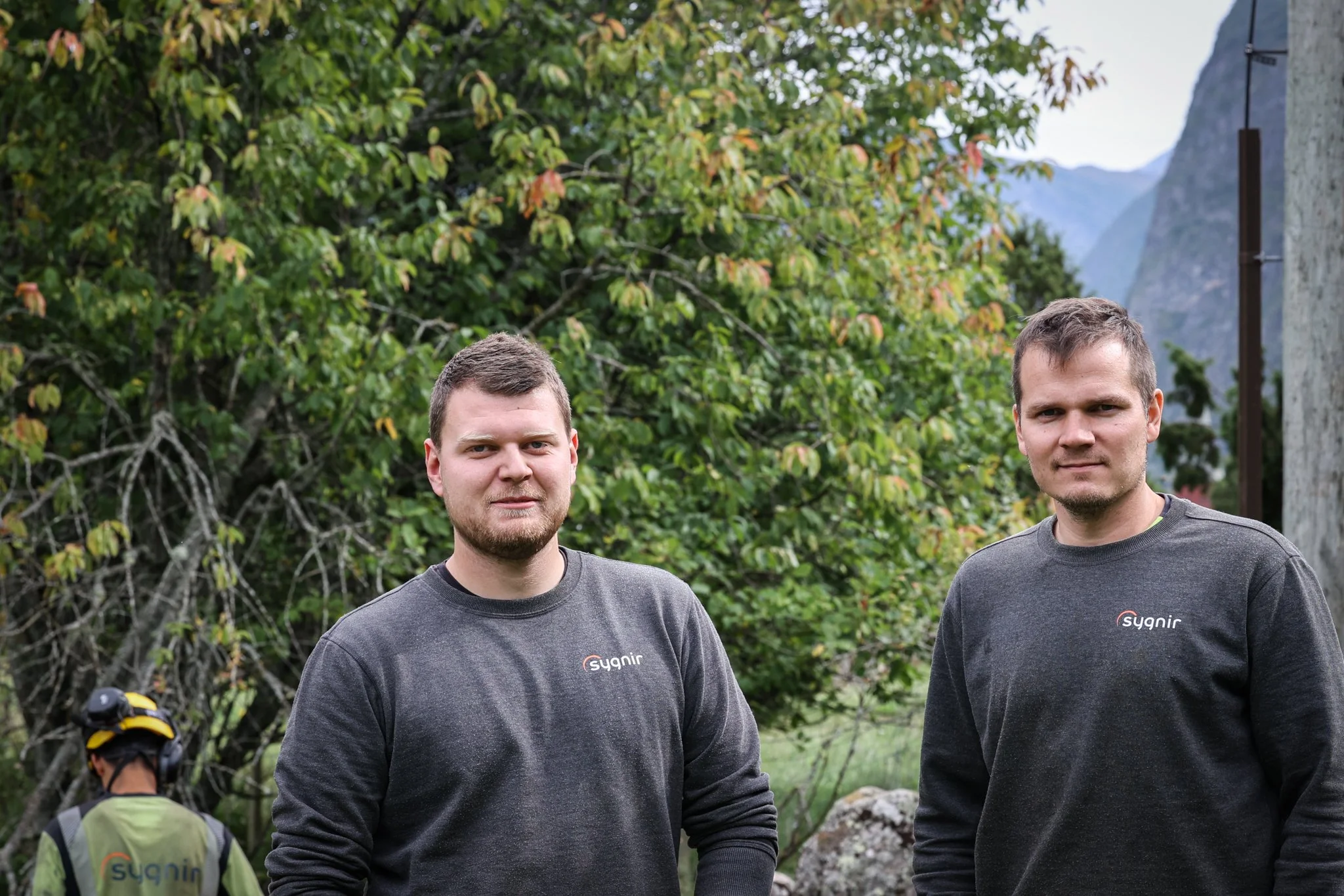 Montørar portrett bilete Lærdal