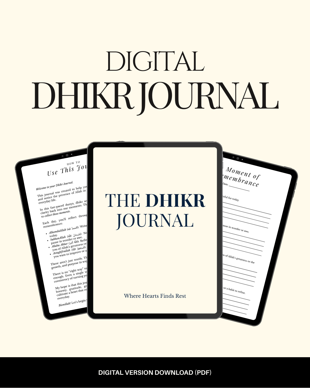 The (Digital) Dhikr Journal