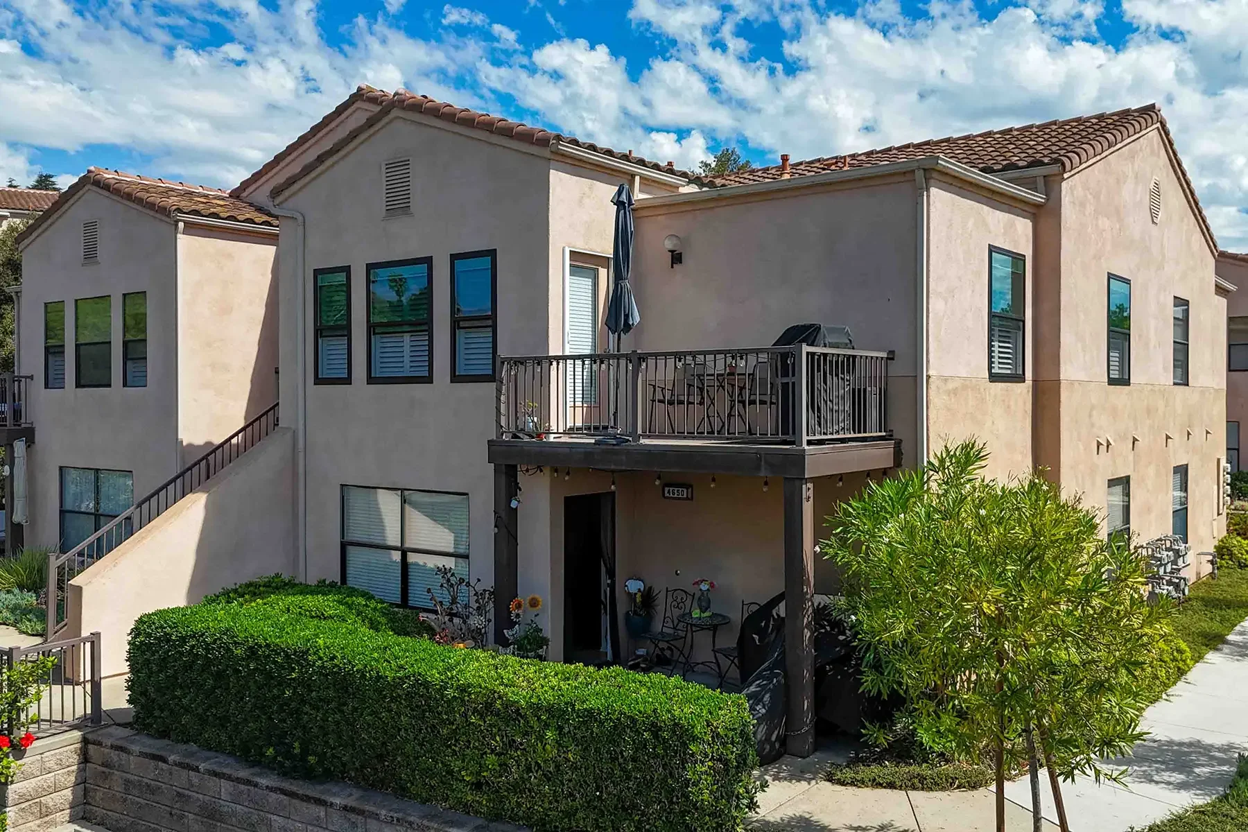 Exterior view of 4648 Granada Place in Santa Barbara, CA.
